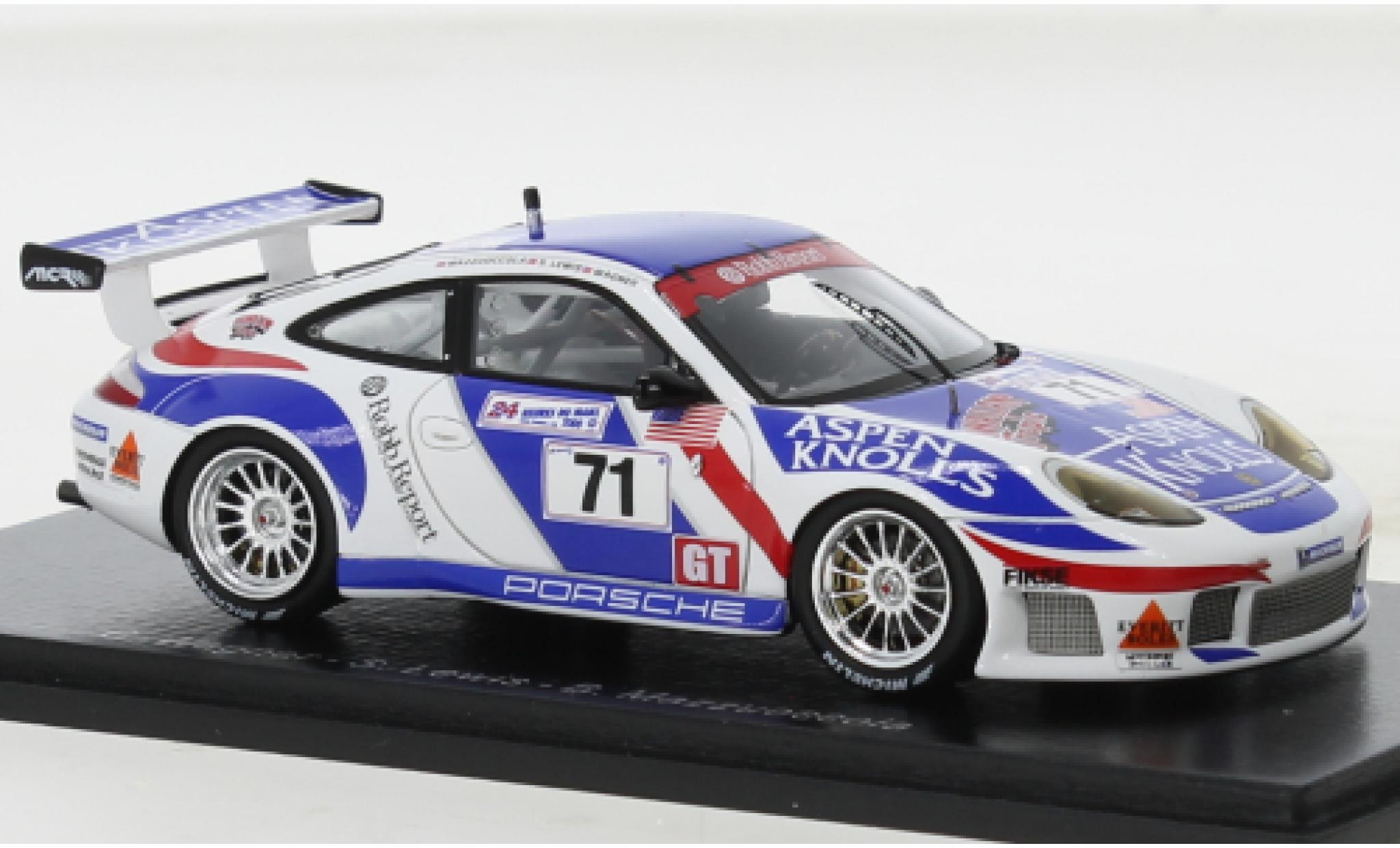 Porsche 996 GT3 1/43 Spark 911  R No.71 24h Le Mans 2000 diecast model cars