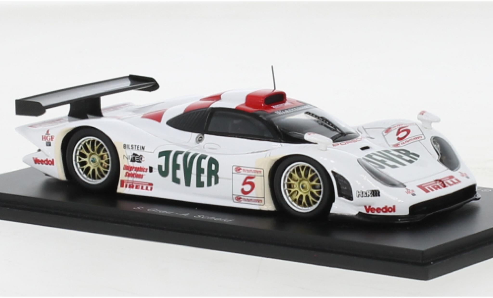 Porsche 996 GT1 1/43 Spark 911 -98 RHD No.5 Zakspeed Racing Jever FIA GT Championship Oschersleben 1998 diecast model cars