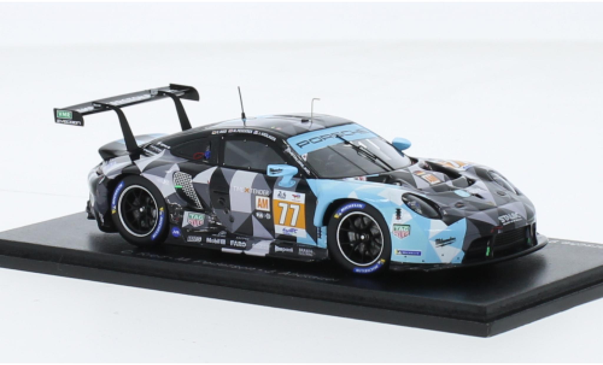 Porsche 911 1/43 Spark RSR-19 No.77 Dempsey-Predon Racing 24h Le Mans 2023 diecast model cars