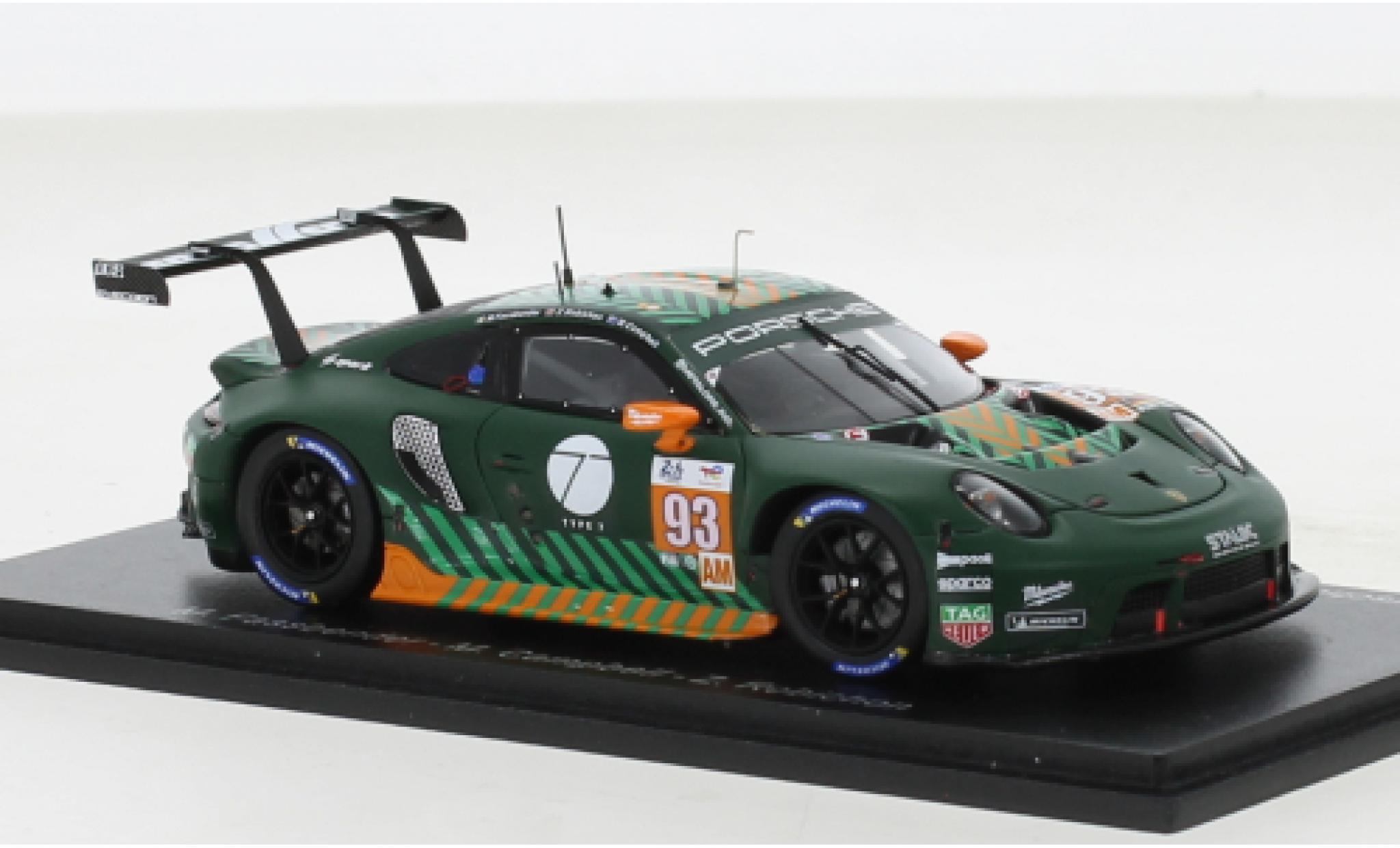 Porsche 911 1/43 Spark RSR-19 No.93 Predon Racing 24h Le Mans 2022 diecast model cars