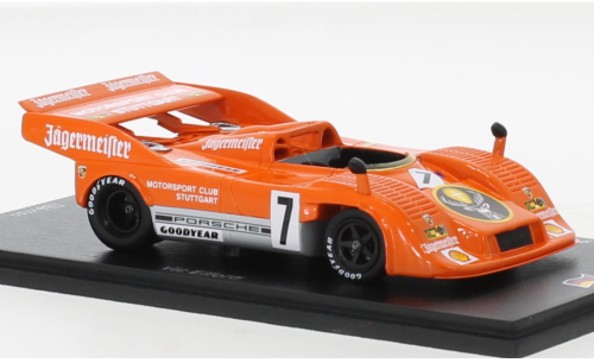 Porsche 917 1973 1/43 Spark /30 RHD No.7 J&auml;germeister Interserie Hockenheim diecast model cars