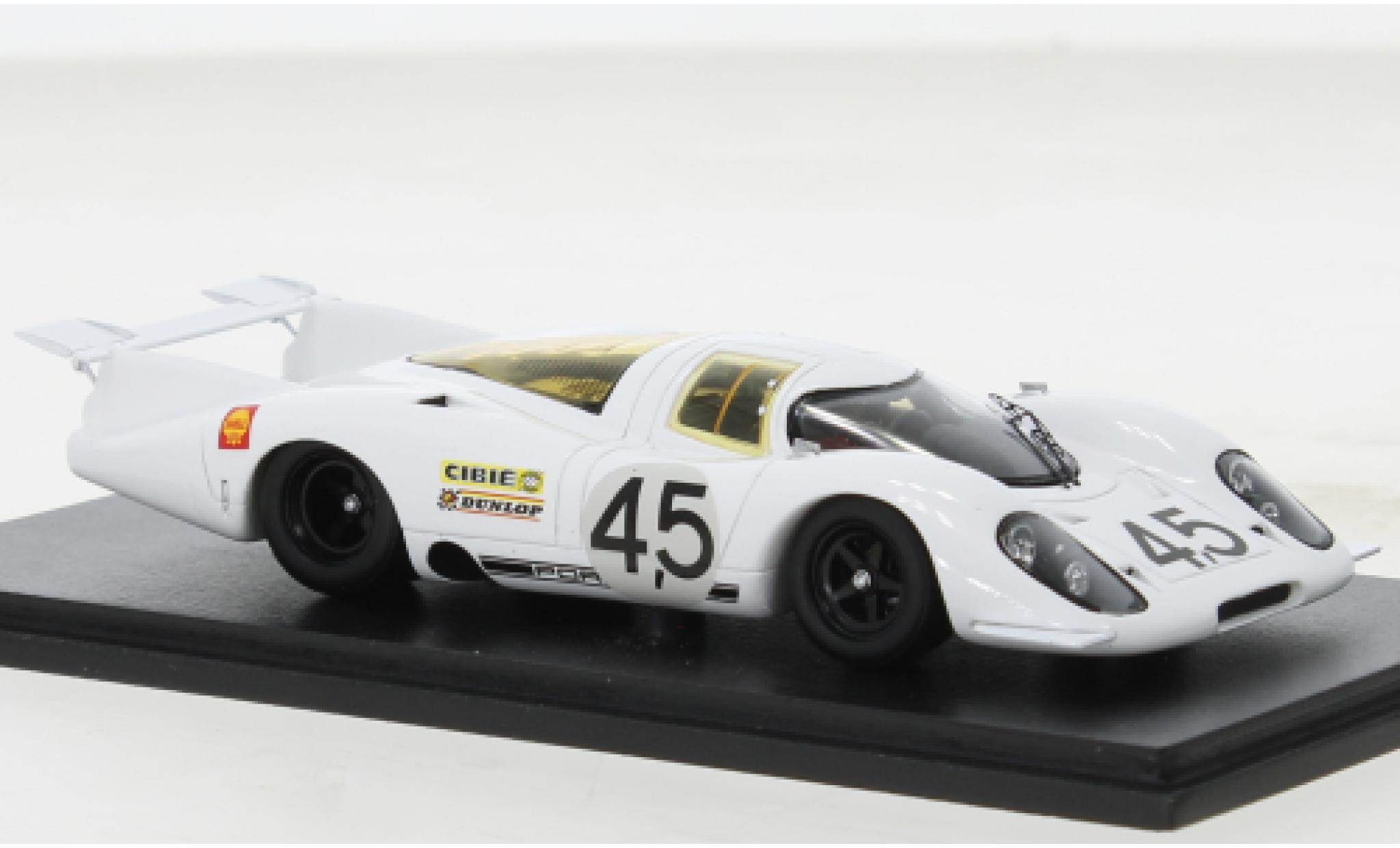 Porsche 917 1/43 Spark LH RHD No.45 9th Le Mans 1969 diecast model cars
