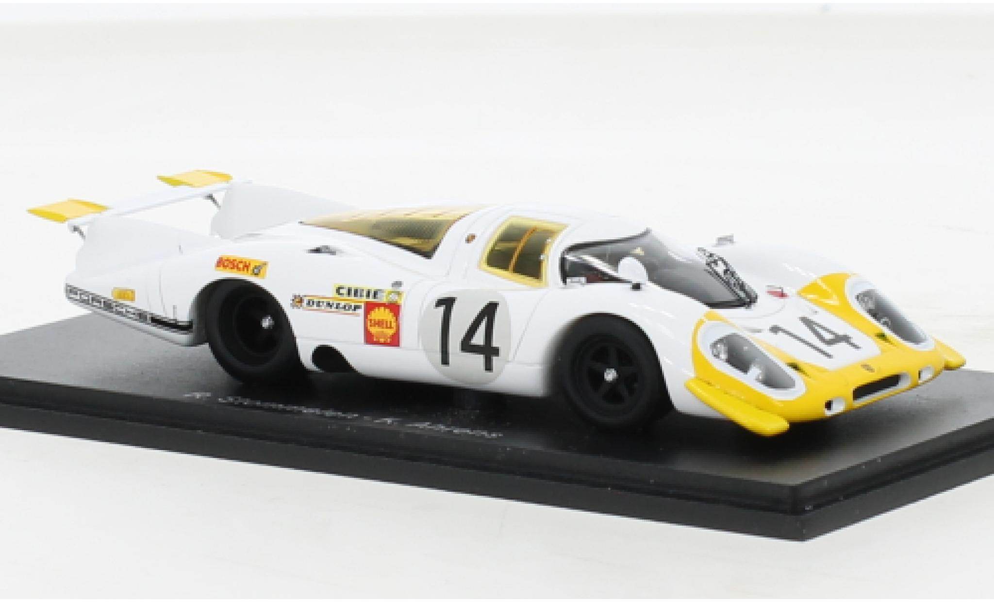 Porsche 917 1/43 Spark RHD No.14 24h Le Mans 1969 diecast model cars