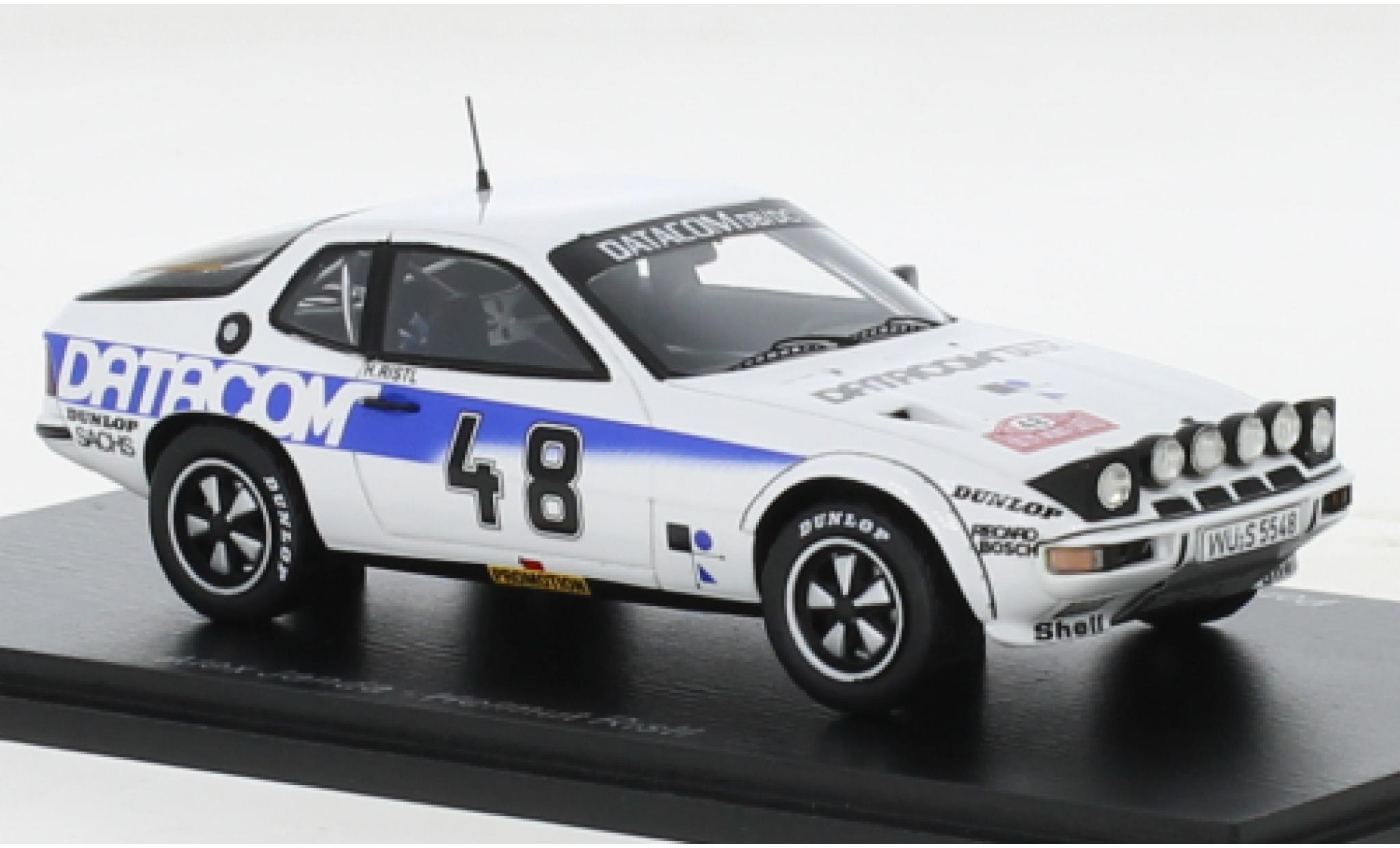 Porsche 924 1/43 Spark Carrera GTS No.48 Datacom Rally WM Rally Monte Carlo 1979 diecast model cars