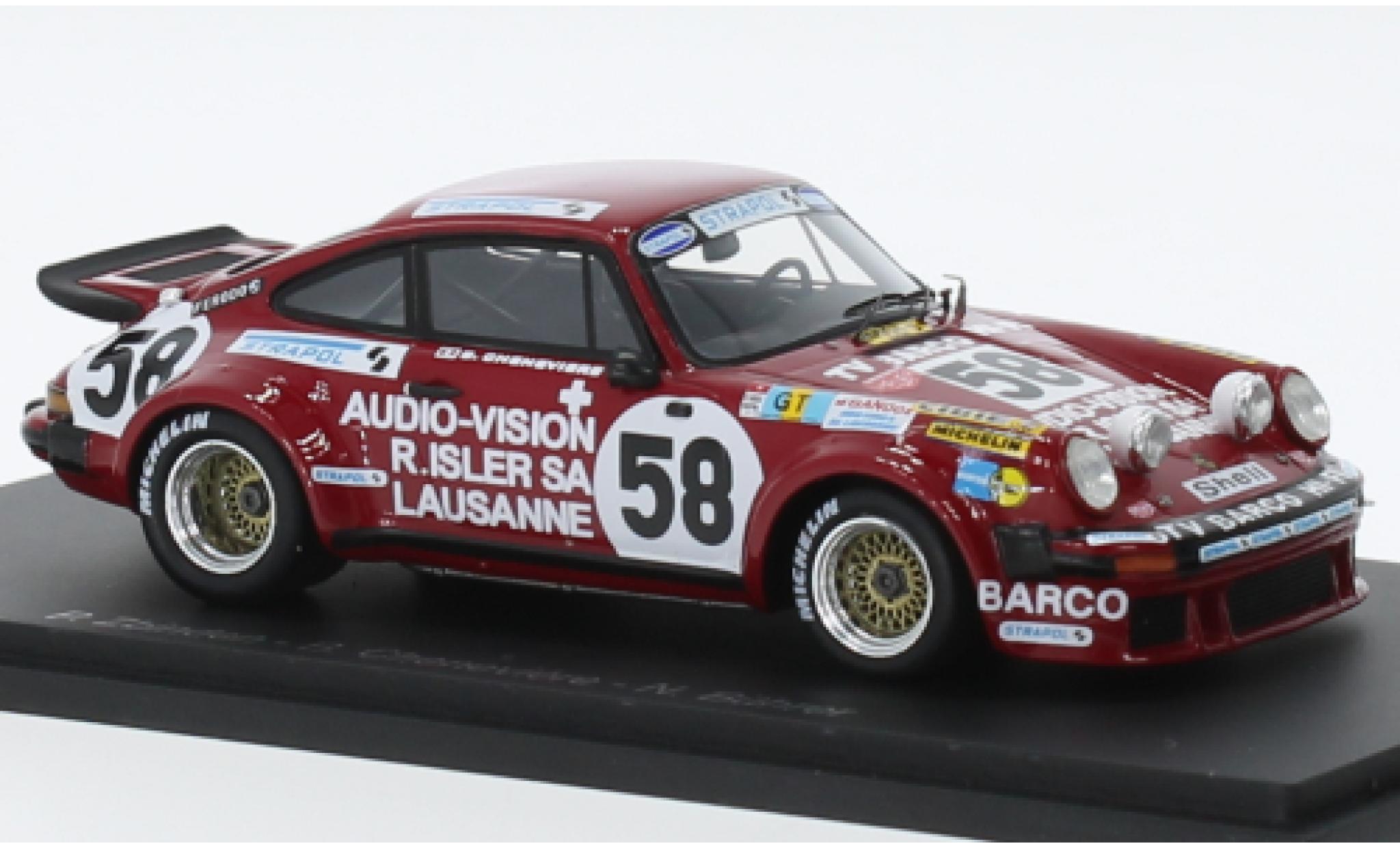 Porsche 934 1976 1/43 Spark No.58 24h Le Mans diecast model cars