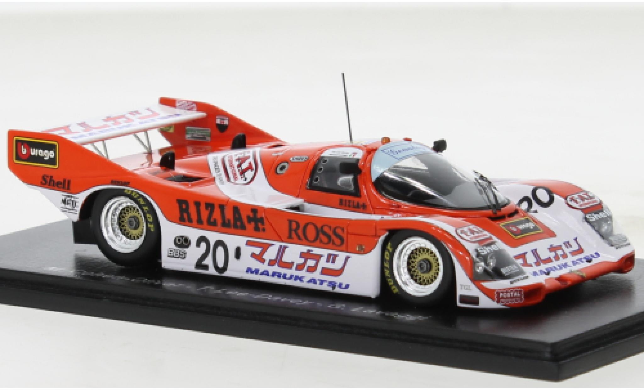 Porsche 962 1990 1/43 Spark C No.20 24h Le Mans diecast model cars