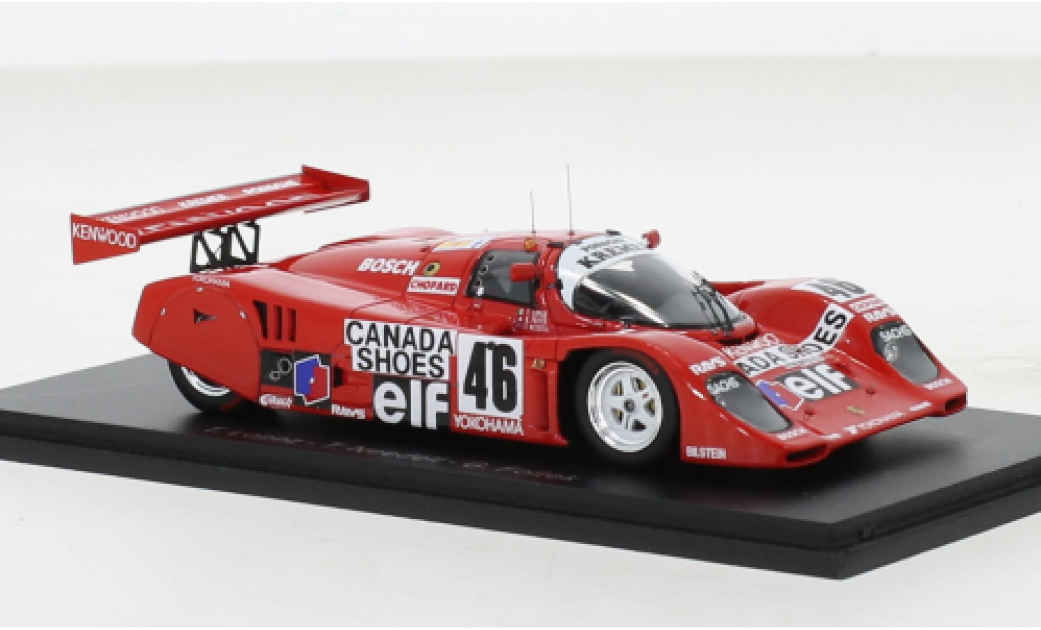Porsche 962 1991 1/43 Spark CK 6 RHD No.46 Kremer Racing 24h Le Mans diecast model cars