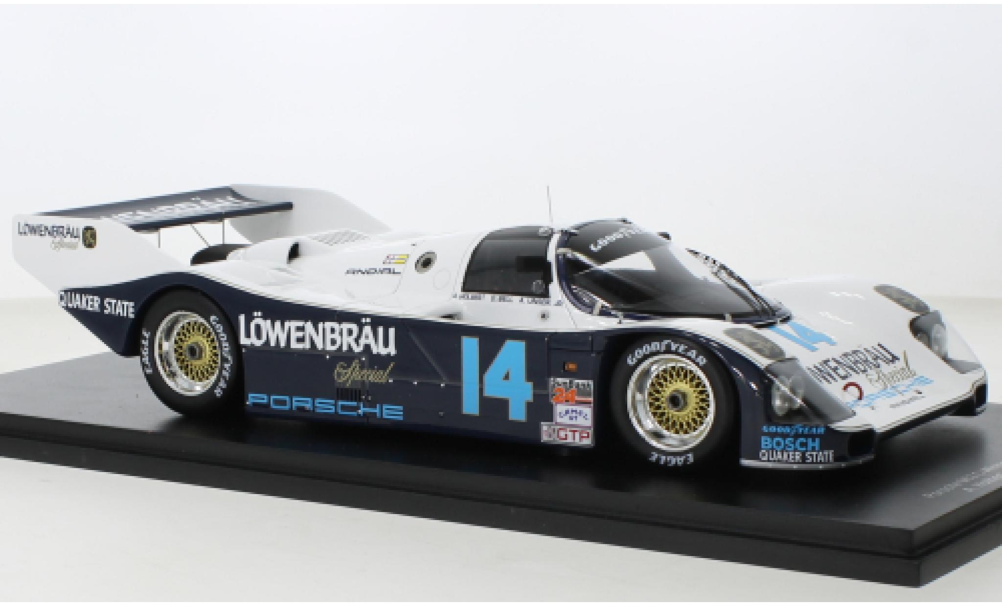 Porsche 962 1986 1/18 Spark C No.14 L&ouml;wenbr&auml;u IMSA 24h Daytona diecast model cars