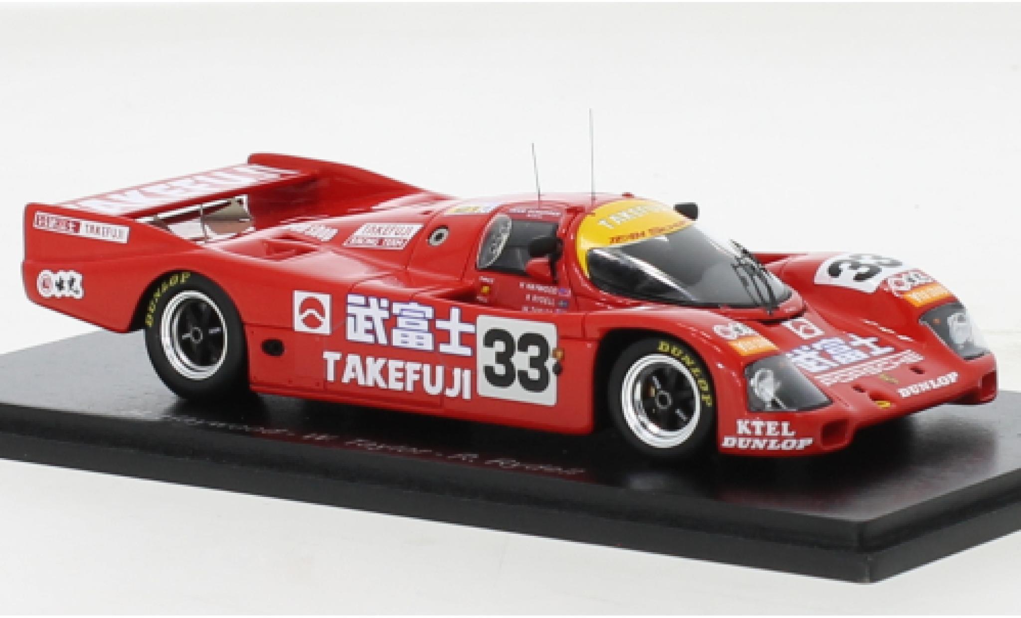 Porsche 962 1990 1/43 Spark C No.33 24h Le Mans diecast model cars