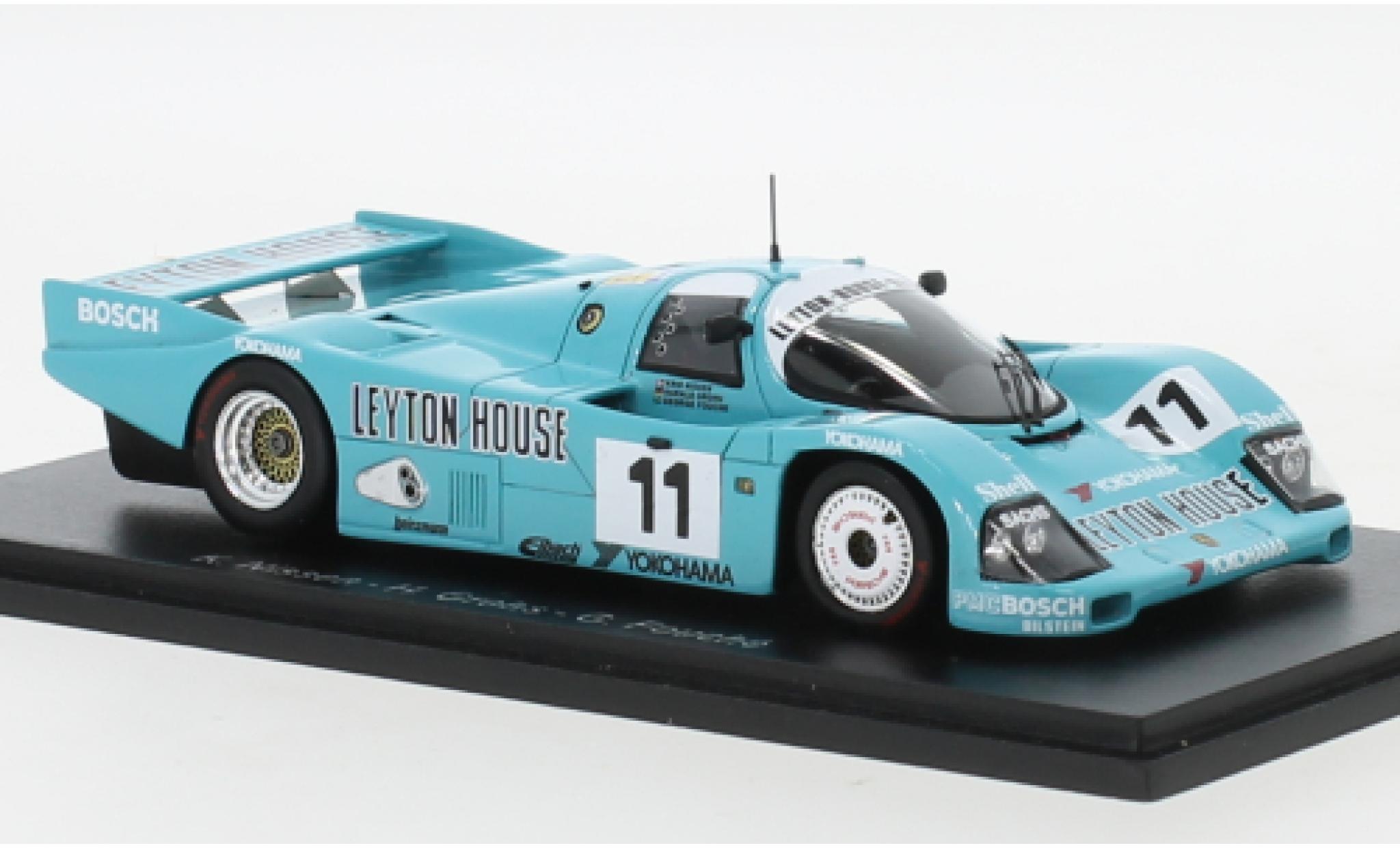 Porsche 962 1988 1/43 Spark C RHD No.11 Leyton House 24h Le Mans diecast model cars