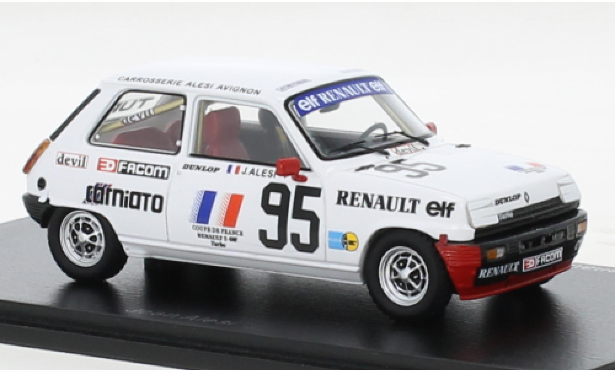 Renault 5 1/43 Spark Alpine Turbo No.9 Magny Cours 1983 diecast model cars