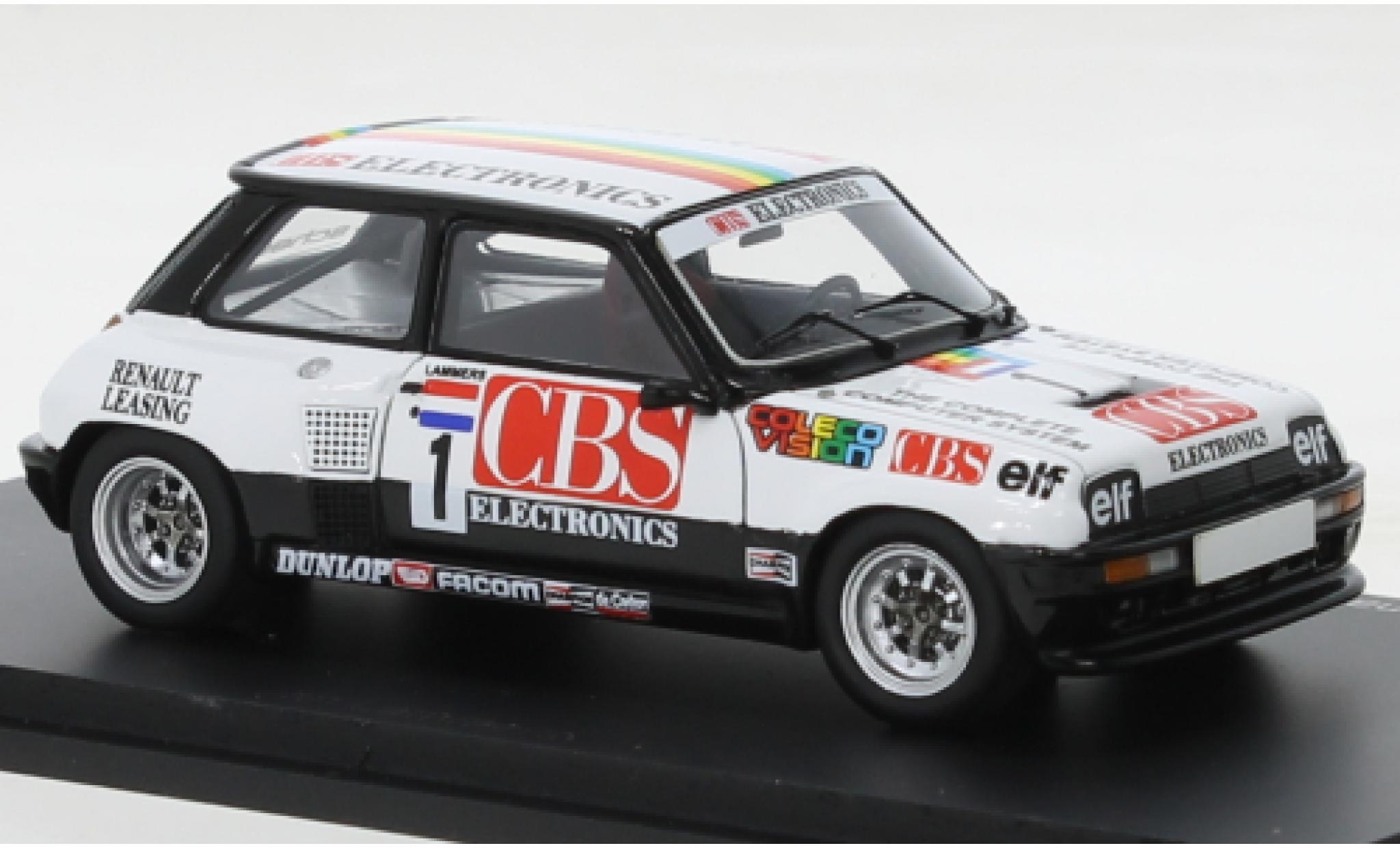 Renault 5 1/43 Spark Turbo No.1 Turbo Europe Cup 1984 diecast model cars
