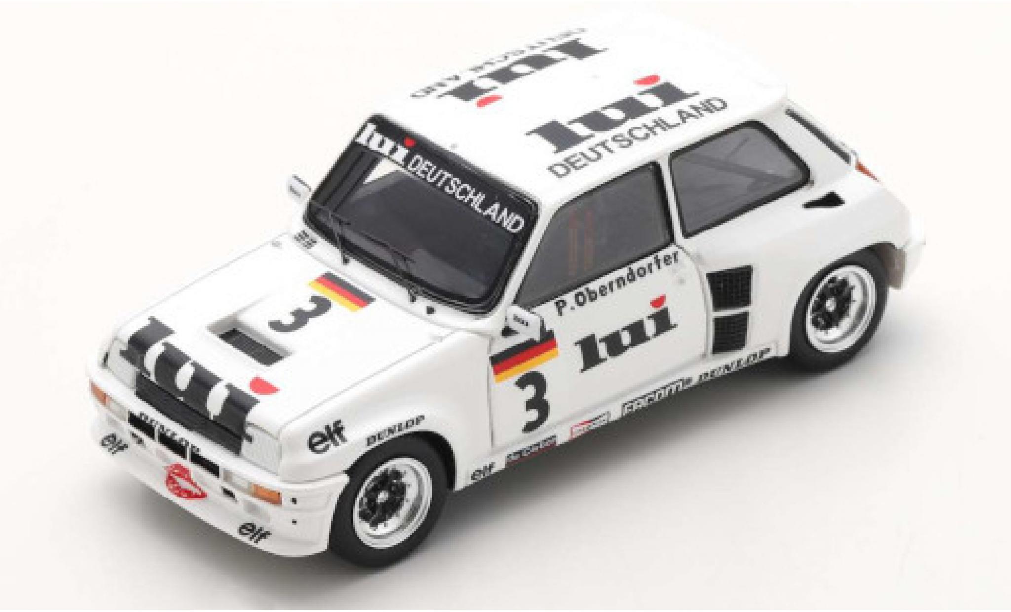 Renault 5 1/43 Spark Turbo No.3 Lui Turbo Eurocup 1981 diecast model cars
