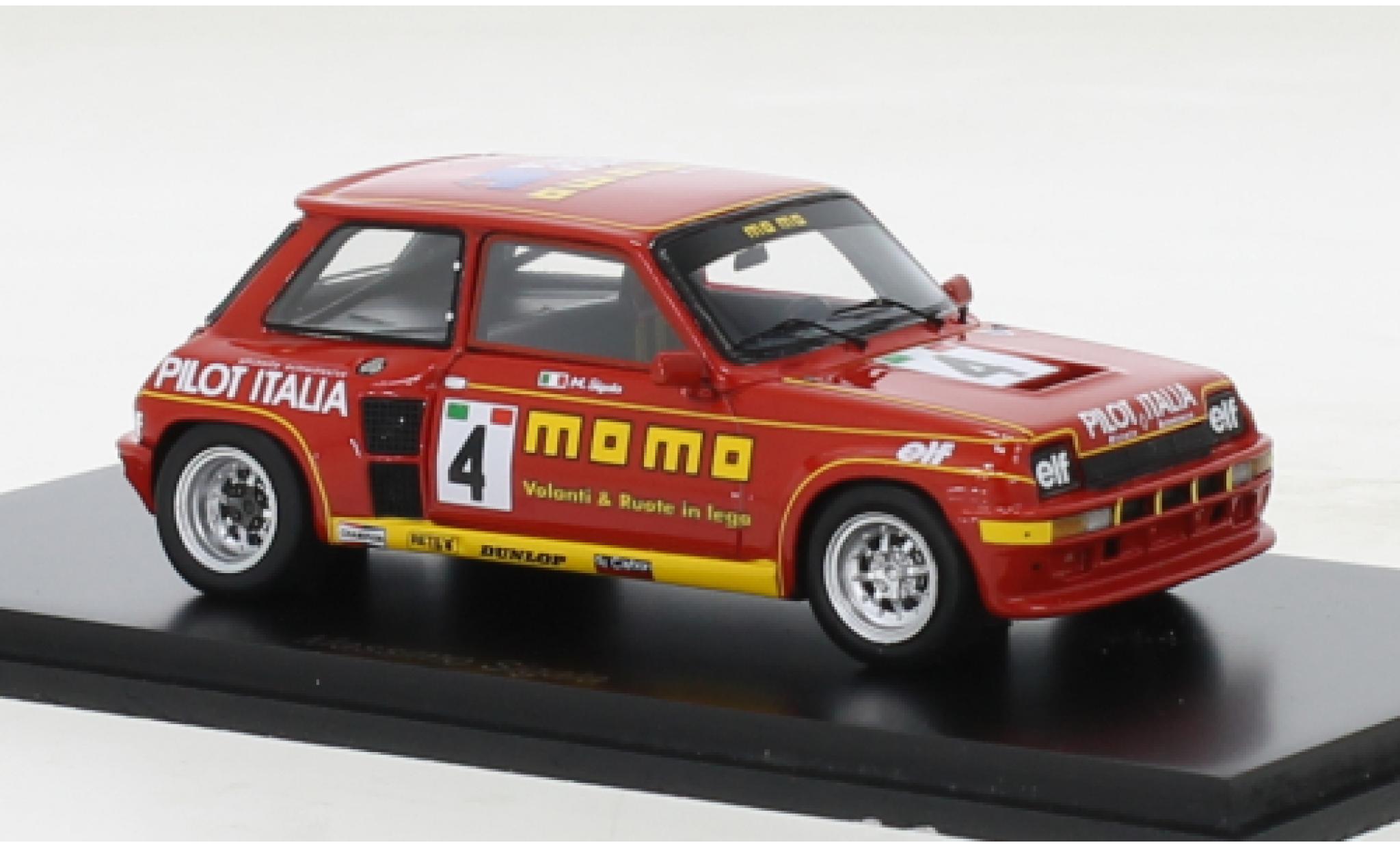 Renault 5 1/43 Spark Turbo No.4 Turbo Europa Cup 1984 diecast model cars