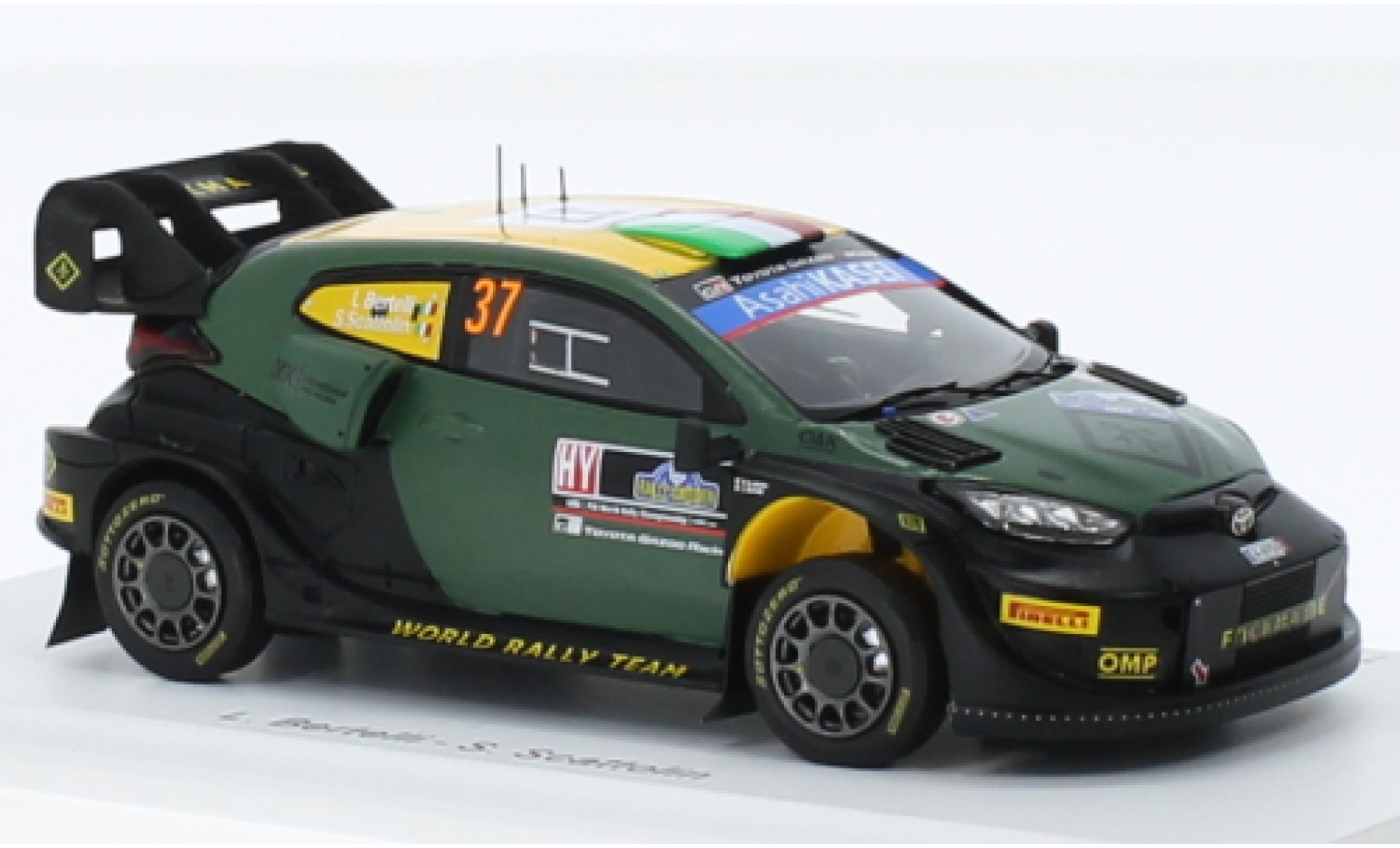 Toyota Yaris 1/43 Spark GR Rally1 No.37 Rally WM Rally Su&egrave;de 2023 diecast model cars