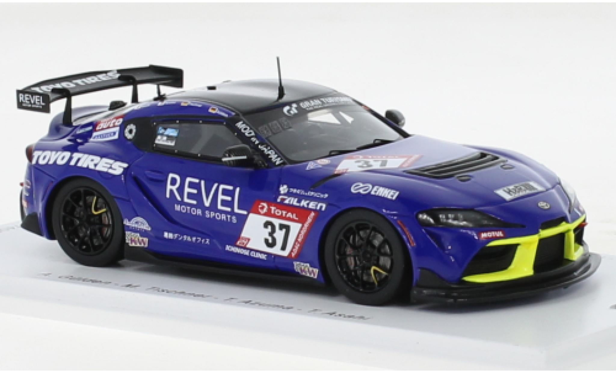 Toyota Supra 1/43 Spark No.37 Novel Racing with Toyo Tire By Ring Racing 24h N&uuml;rburgring 2020 diecast model cars