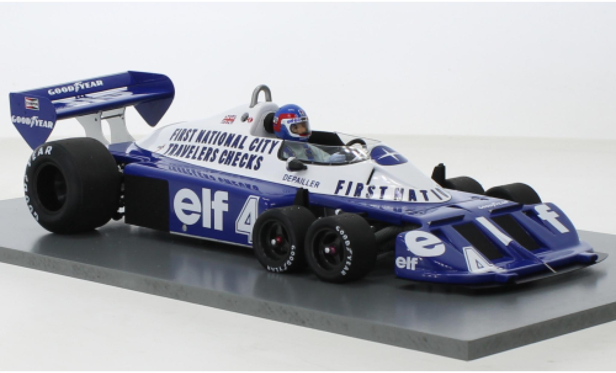 Tyrrell P34 1/18 Spark No.4 First National City Formel 1 GP Kanada 1977 diecast model cars