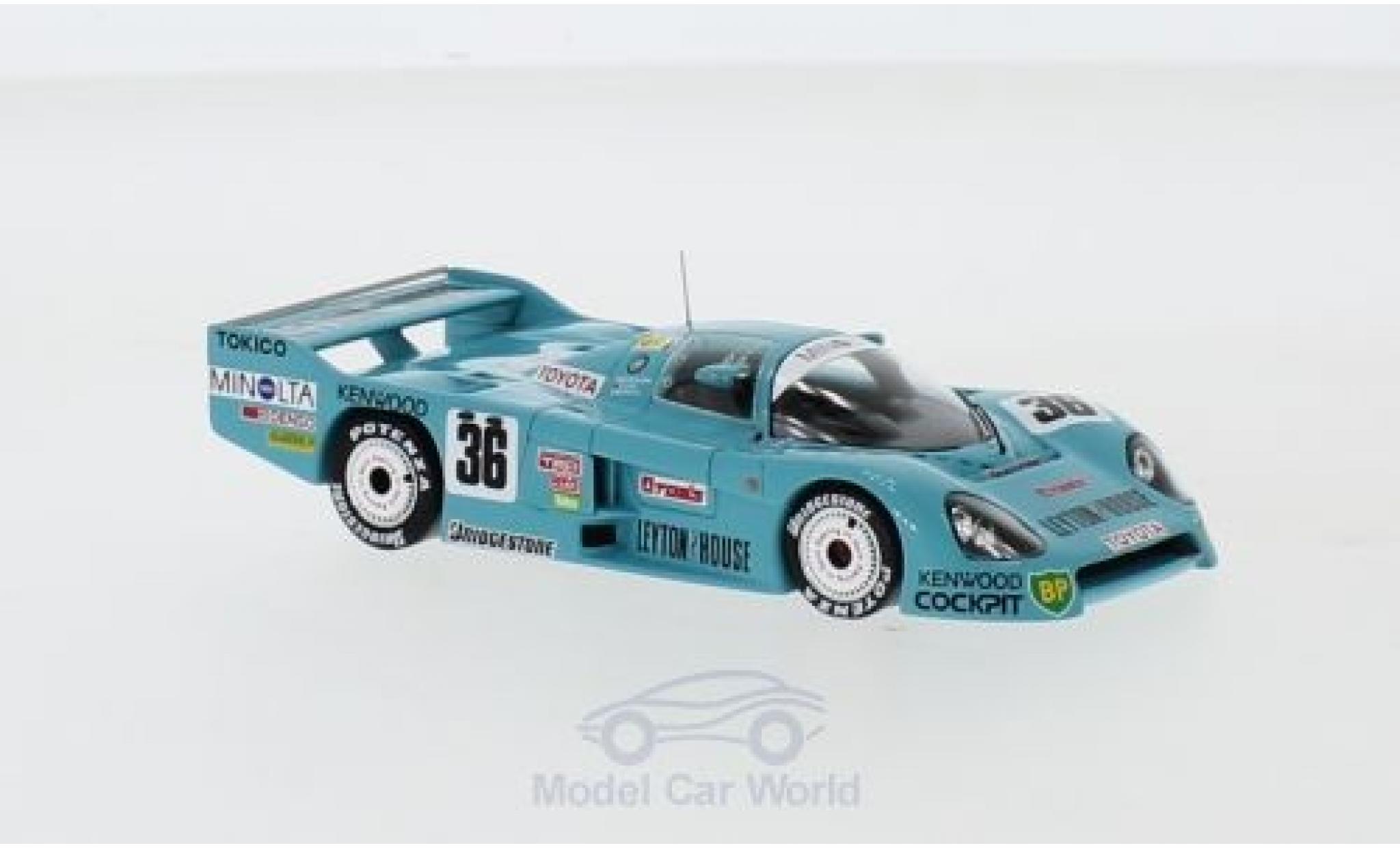 Toyota 86 1/43 Spark C RHD No.36 Leyton House 24h Le Mans 19 G.Lees/S.Nakajima/M.Sekiya diecast model cars