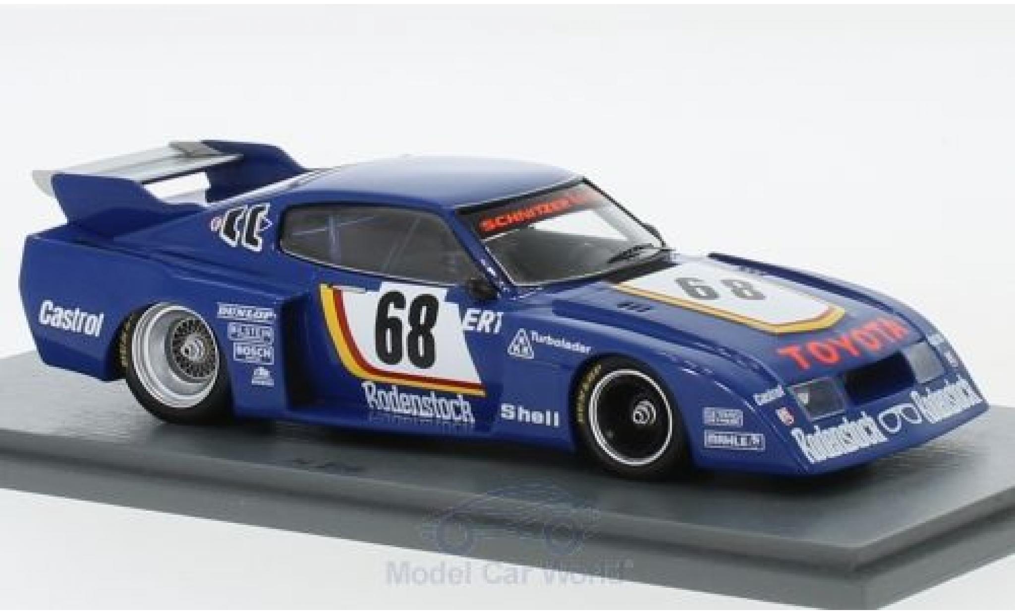 Toyota Celica 1/43 Spark LB Turbo No.68 Schnitzer Motorsport Rodenstock ADAC Trophy Zolder 1977 H.Ertl diecast model cars