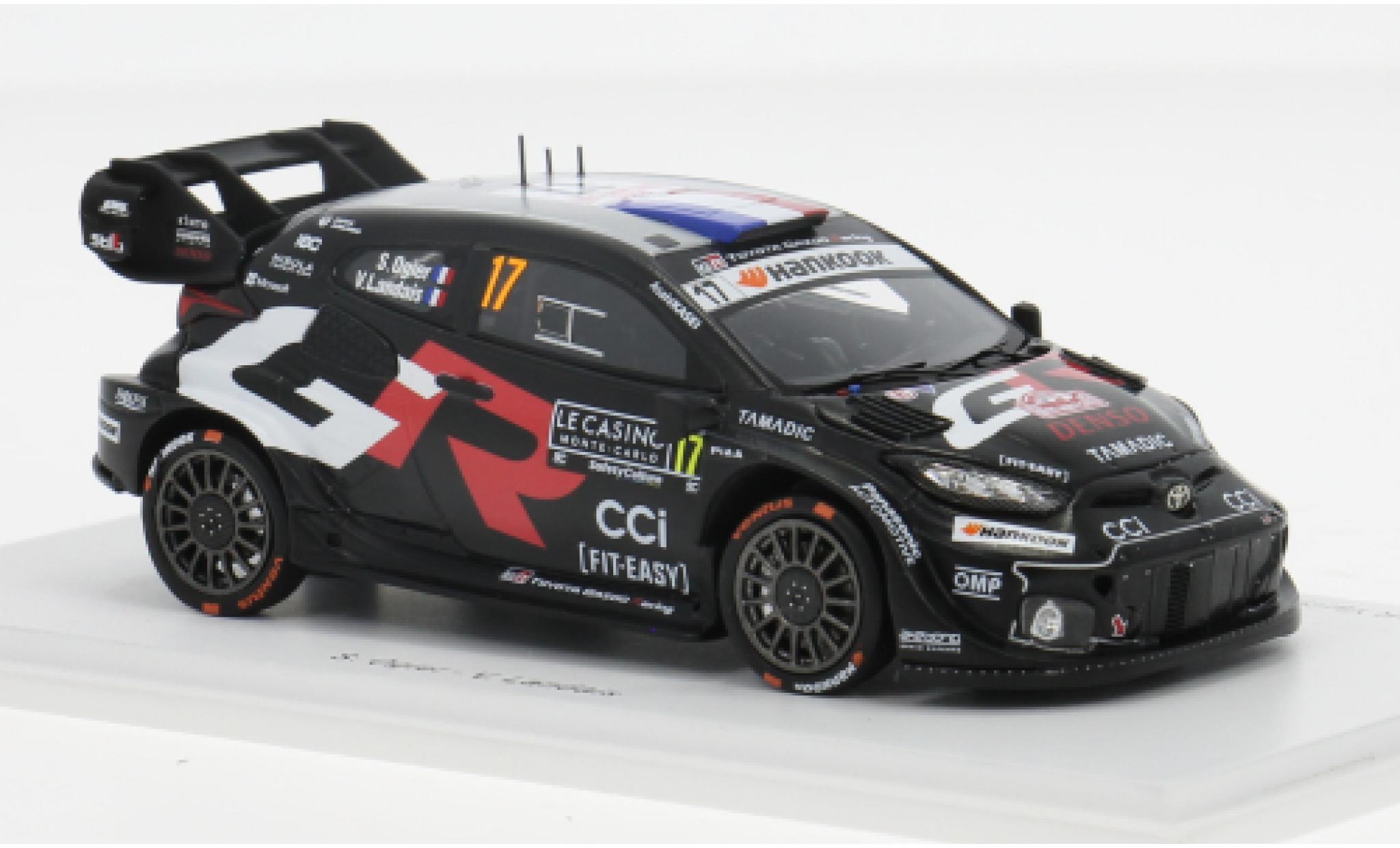 Toyota Yaris 1/43 Spark GR Rally 1 Rally Monte Carlo 2025 #17 1:43 diecast model cars