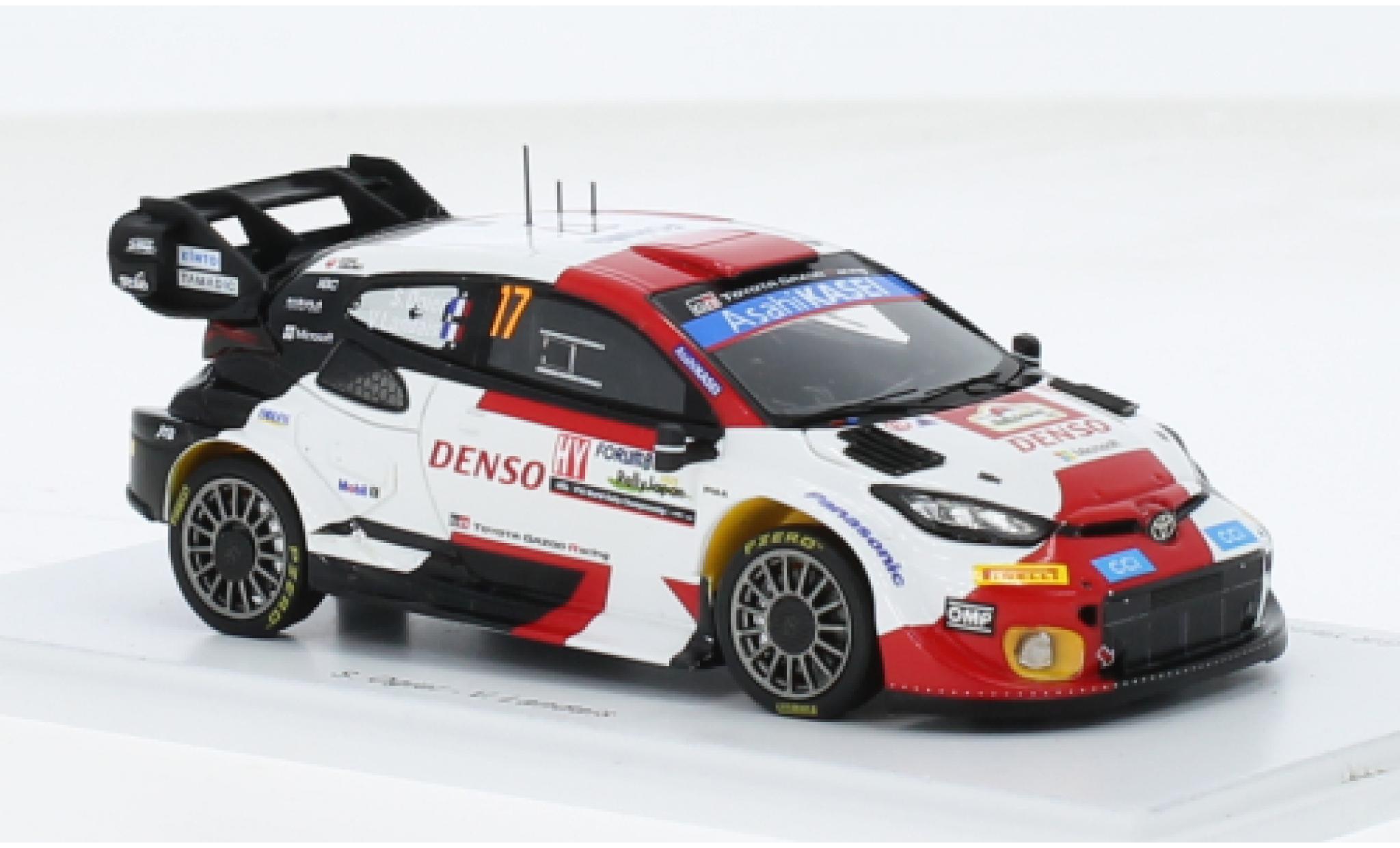 Toyota Yaris 1/43 Spark GR Rally1 Hybrid No.17 Gazoo Racing WRT Rally WM Rally Japan 2023 1:43 diecast model cars