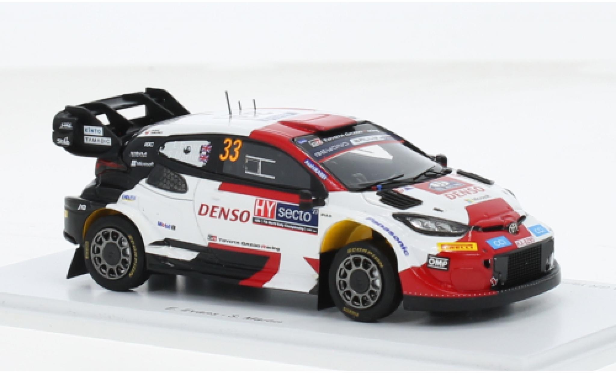 Toyota Yaris 1/43 Spark GR Rally1 Hybrid No.33 Gazoo Racing WRT Rally WM Rally Finnland 2023 1:43 diecast model cars