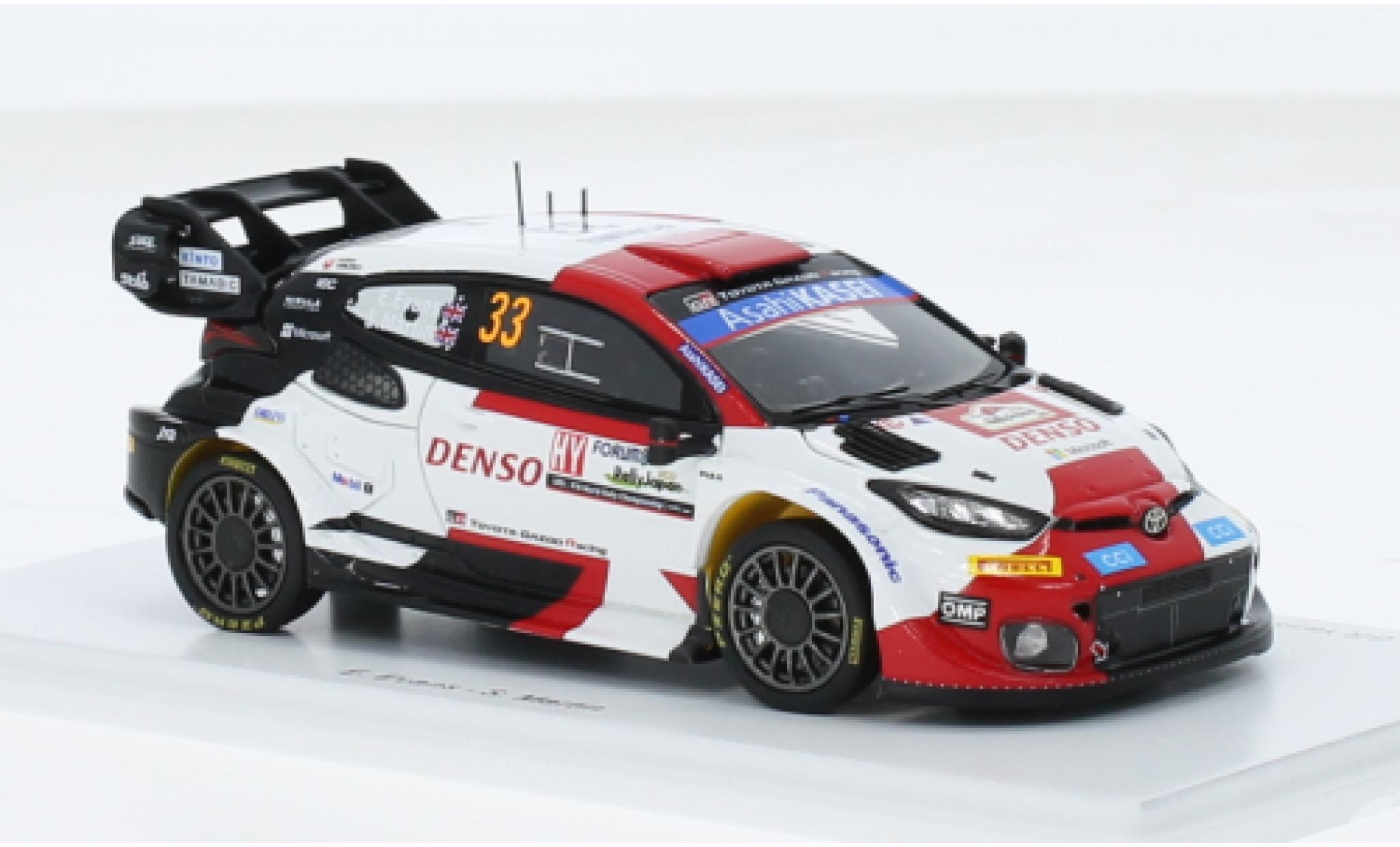 Toyota Yaris 1/43 Spark GR Rally1 Hybrid No.33 Gazoo Racing WRT Rally WM Rally Japan 2023 1:43 diecast model cars