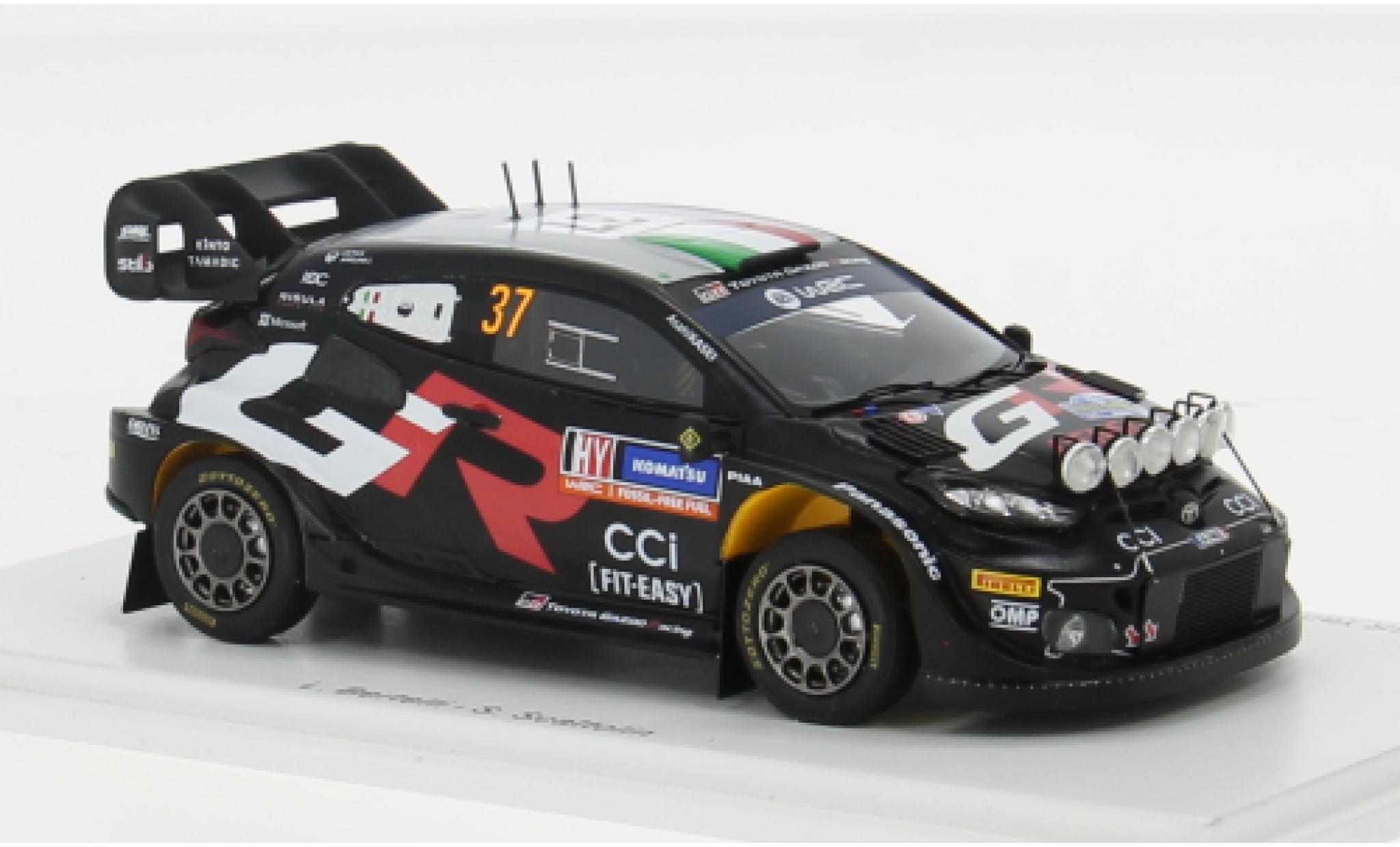 Toyota Yaris 1/43 Spark GR Rally1 Hybrid No.37 Gazoo Racing WRT Rally WM Rally Schweden 2024 1:43 diecast model cars