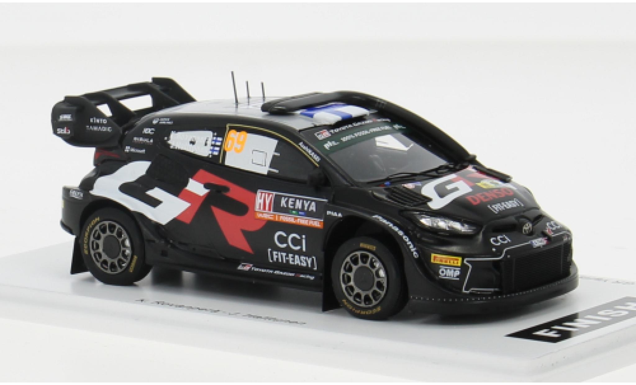 Toyota Yaris 1/43 Spark GR Rally1 Hybrid No.69 Gazoo Racing WRT Rally WM Safari Rally 2024 1:43 diecast model cars