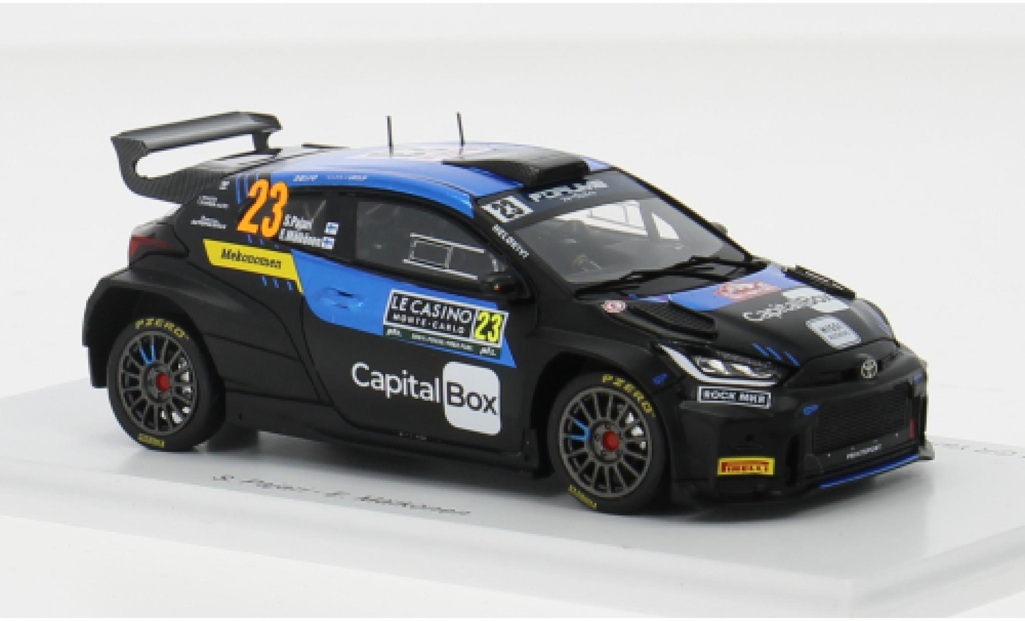 Toyota Yaris 1/43 Spark GR Rally2 No.23 Sprintsport Racing Team Rally WM Rally Monte Carlo 2024 1:43 diecast model cars