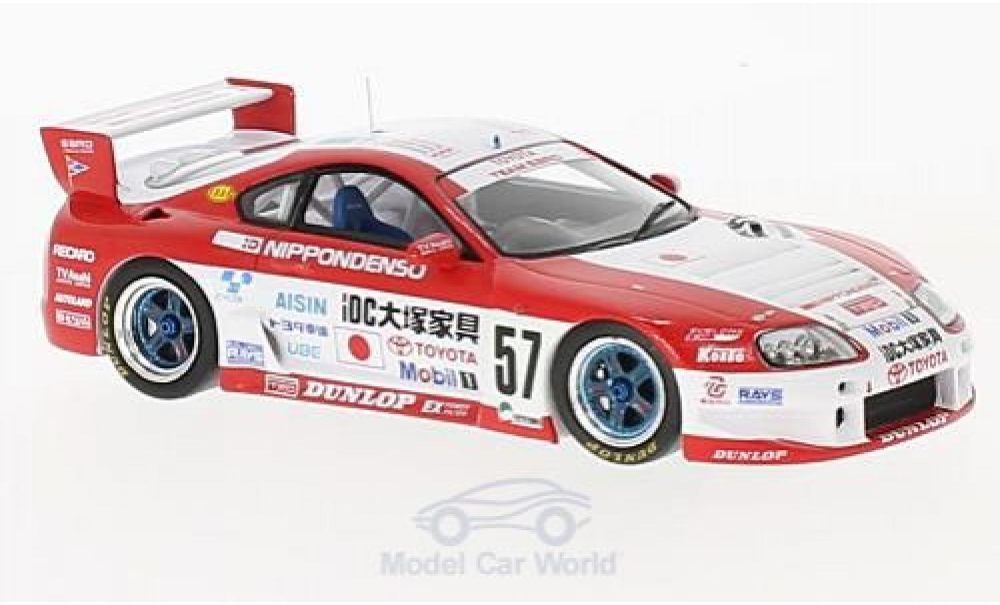 Toyota Supra 1/43 Spark LM No.57 24h Le Mans 1996 M.Kageyama/M.Sekiya/H.Mitsusada diecast model cars