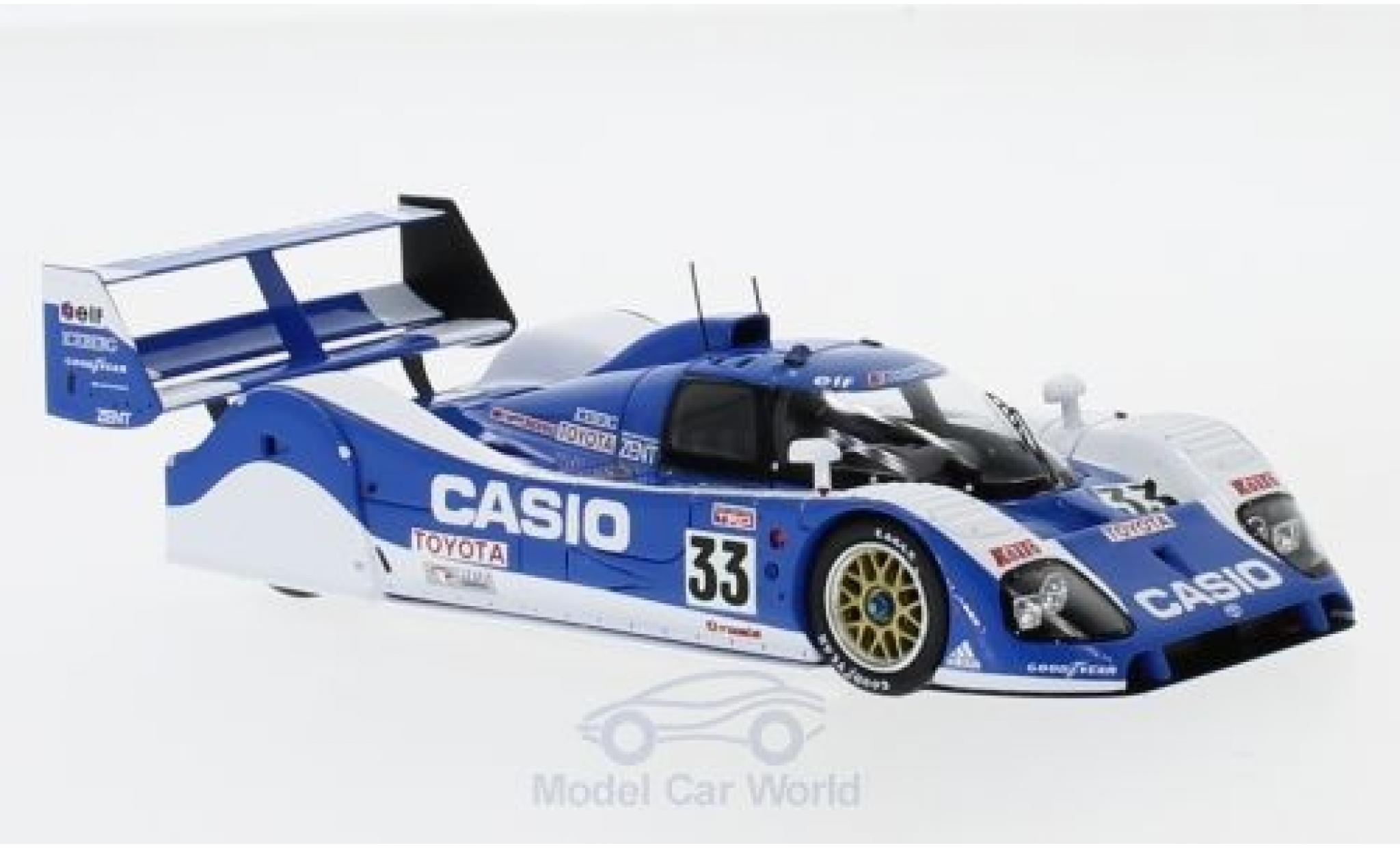 Toyota TS010 1/43 Spark No.33 Casio 24h Le Mans 1992 M.Sekiya/P-H.Raphanel/K.Acheson diecast model cars