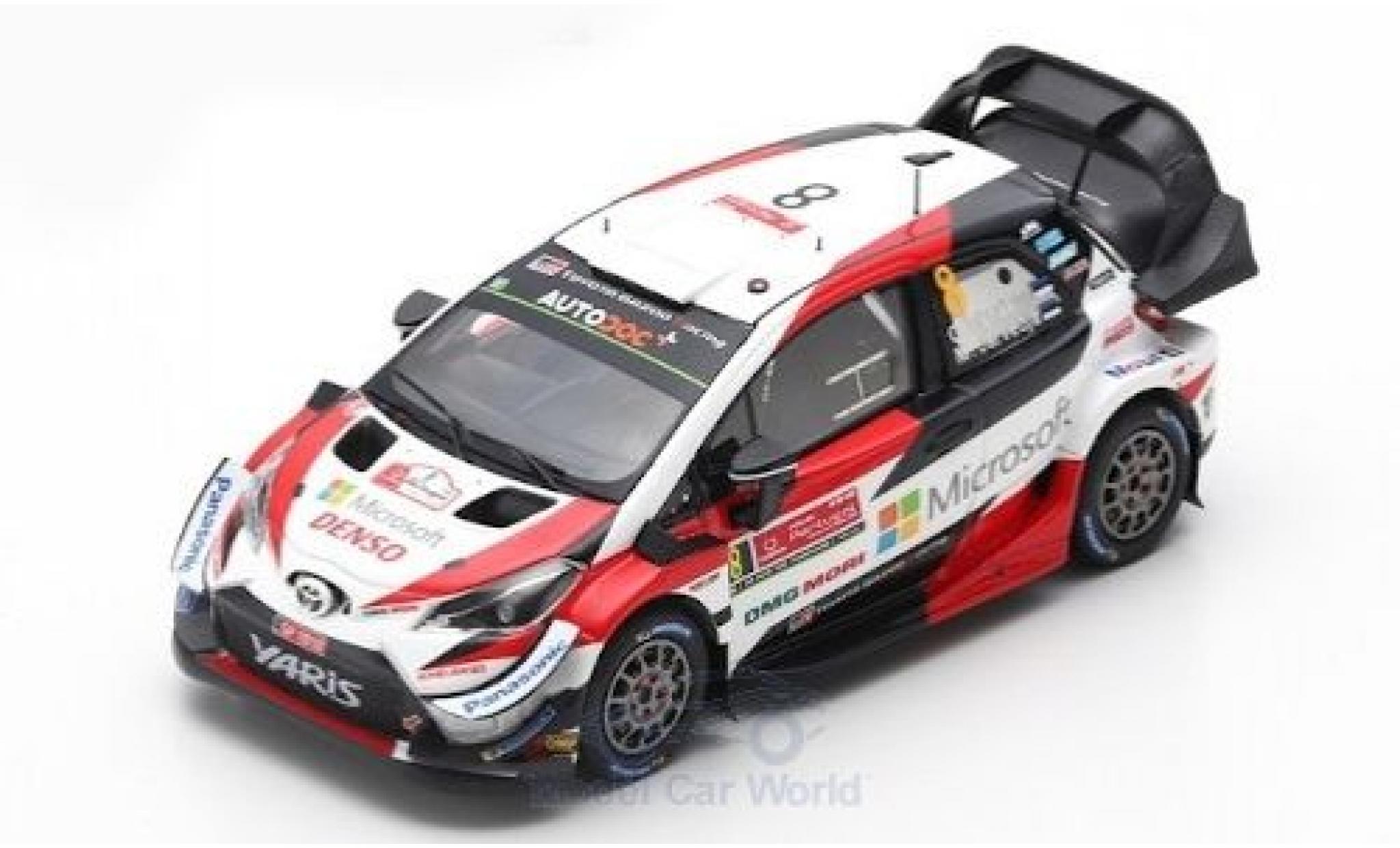 Toyota Yaris 1/43 Spark WRC No.8 Microsoft WRC Rally Portugal 2019 O.T&auml;nak/M.J&auml;rveoja diecast model cars