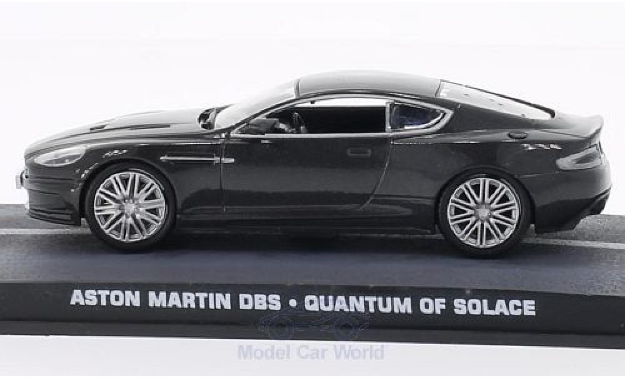 Aston Martin DBS 1/18 SpecialC metallic grey James Bond 007 Ein Quantum Trost ohne Vitrine diecast model cars