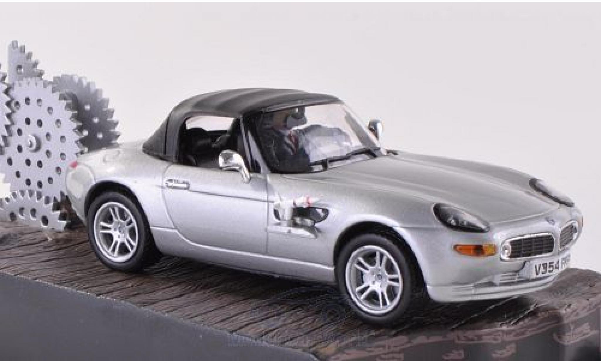 Bmw Z8 1/43 SpecialC grey James Bond 007 Die Welt ist nicht genug ohne Vitrine diecast model cars