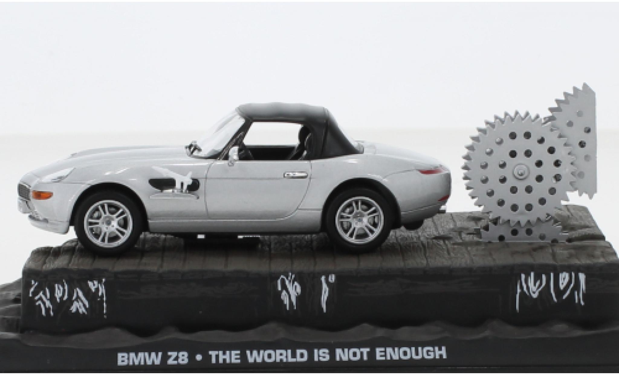 Bmw Z8 1/43 SpecialC grey James Bond 007 la Welt ist nicht genug sans figurine diecast model cars