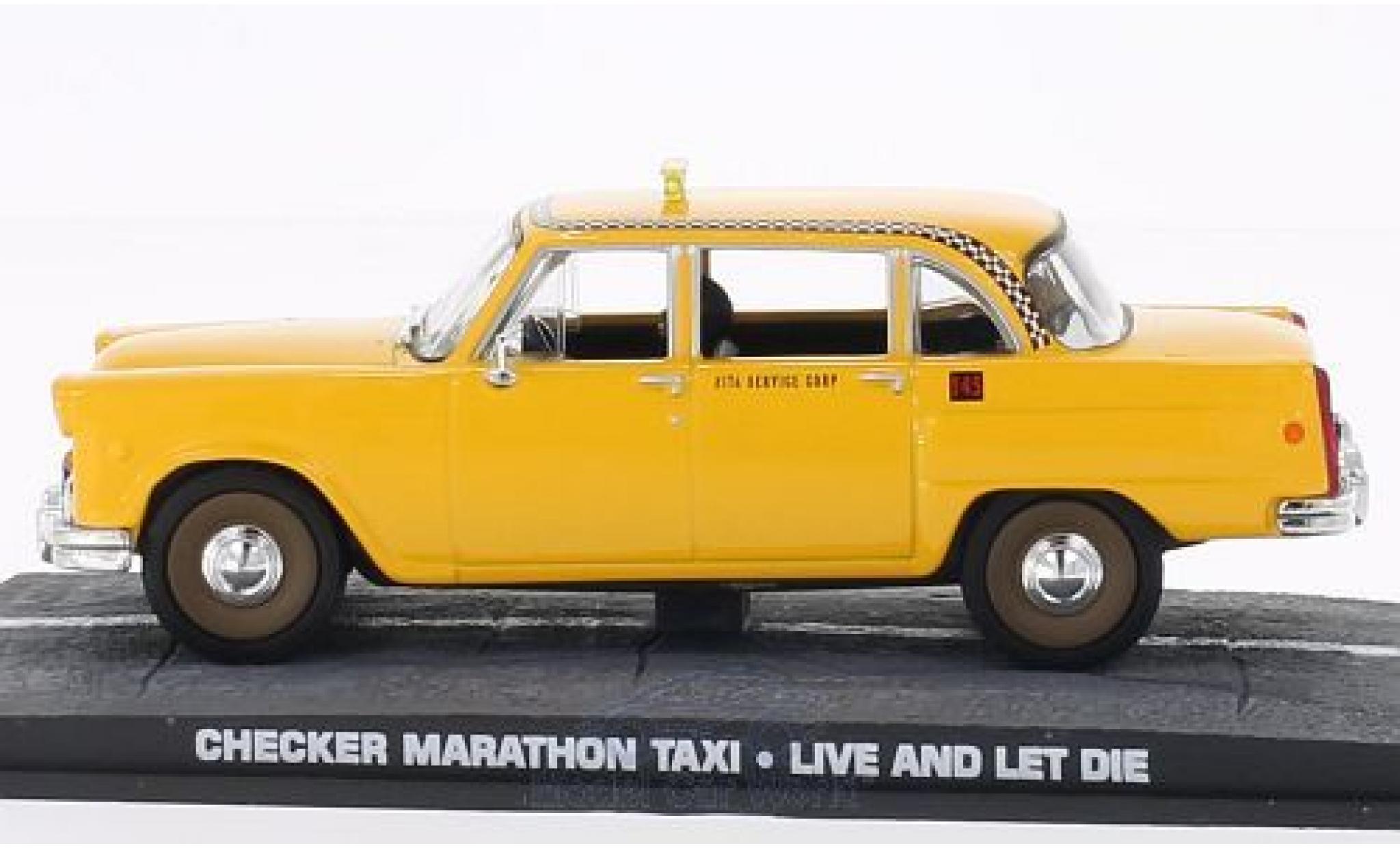 Checker Marathon 1/18 SpecialC Taxi James Bond 007 Leben und sterben lassen ohne Vitrine diecast model cars