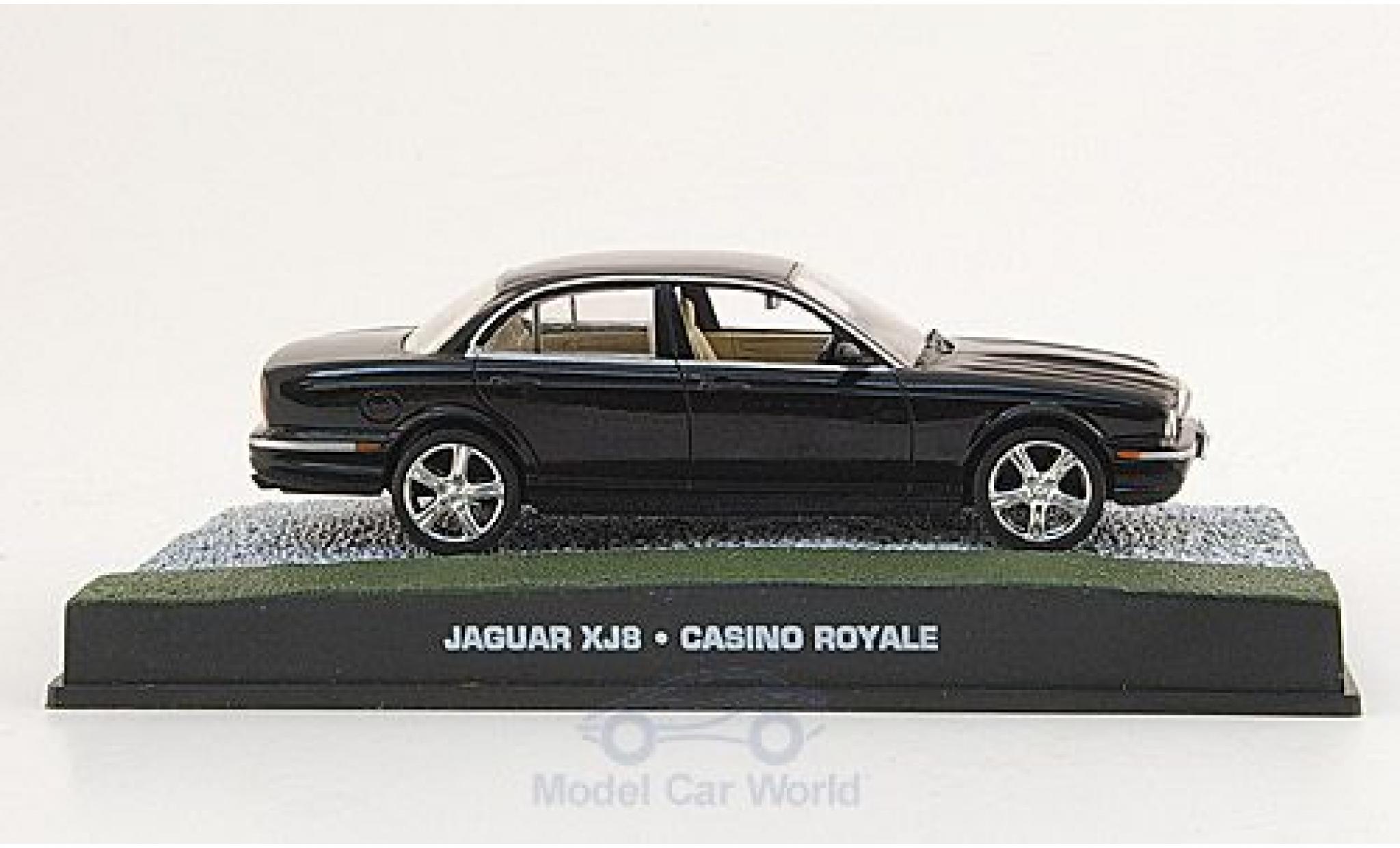 Jaguar XJ 1/43 SpecialC 8 black James Bond 007 2006 Casino Royale ohne Vitrine diecast model cars