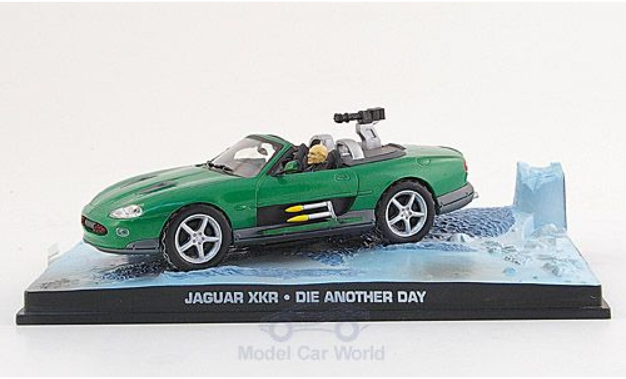 Jaguar XKR 1/43 SpecialC green James Bond 007 2002 Stirb an einem anderen Tag ohne Vitrine diecast model cars