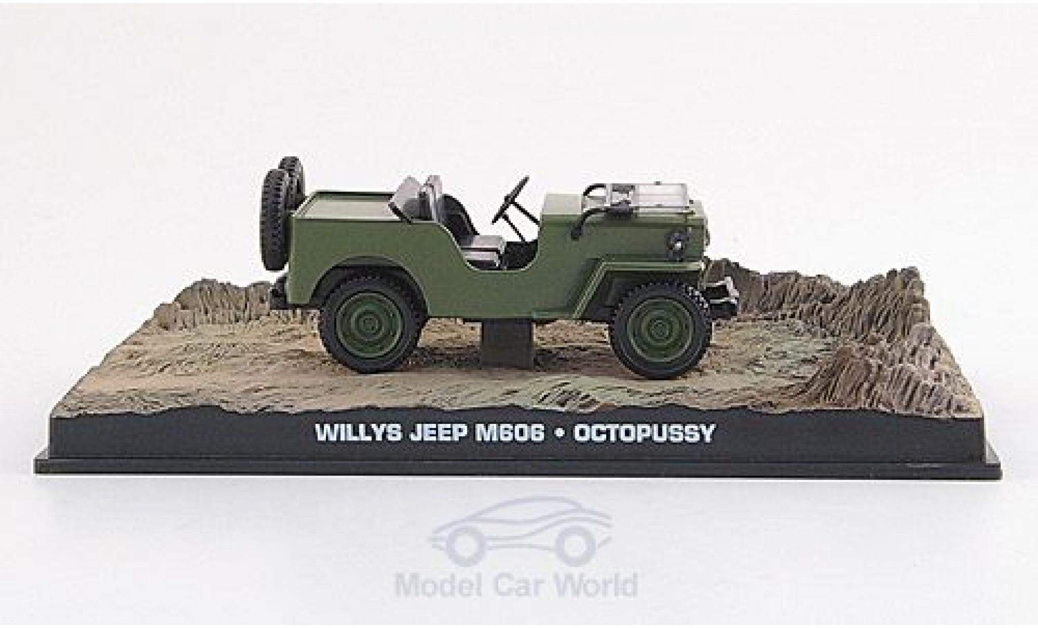 Jeep Willys 1/43 SpecialC M 606 oliv James Bond 007 1983 Octopussy ohne Vitrine diecast model cars