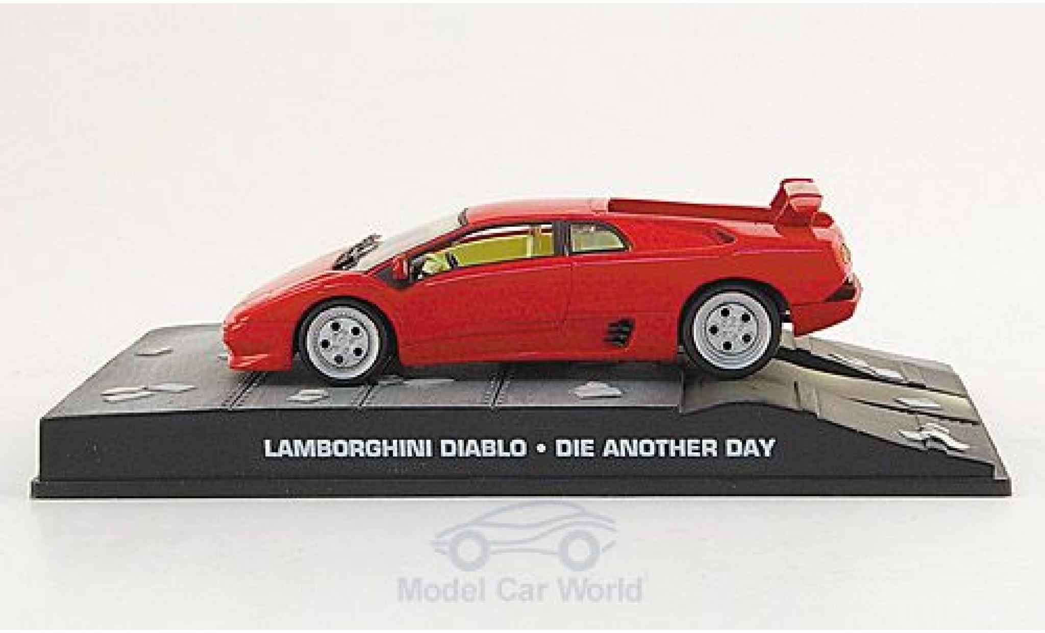 Lamborghini Diablo 1/43 SpecialC red James Bond 007 2002 Stirb an einem anderen Tag ohne Vitrine diecast model cars