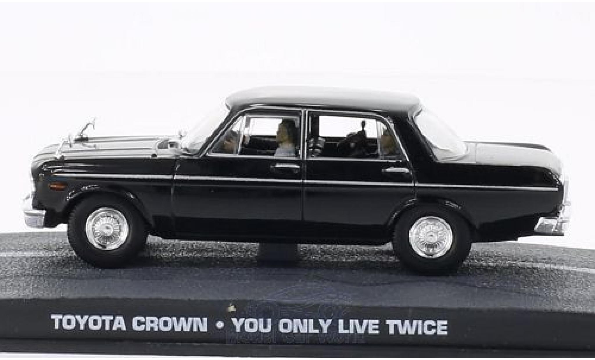 Toyota Crown 1/43 SpecialC black James Bond 007 Man lebt nur zweimal ohne Vitrine diecast model cars