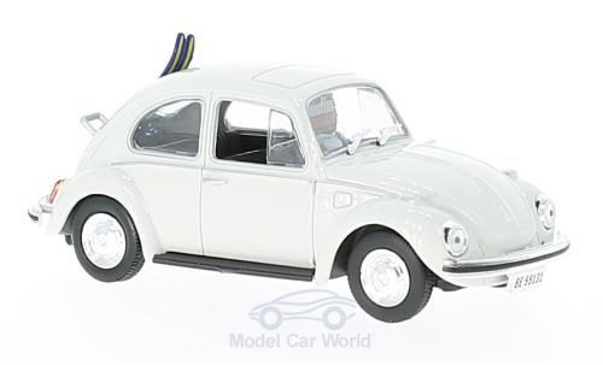 Volkswagen Beetle 1/43 SpecialC white James Bond 007 Im Geheimdienst Ihrer Majest&auml;t ohne Vitrine diecast model cars