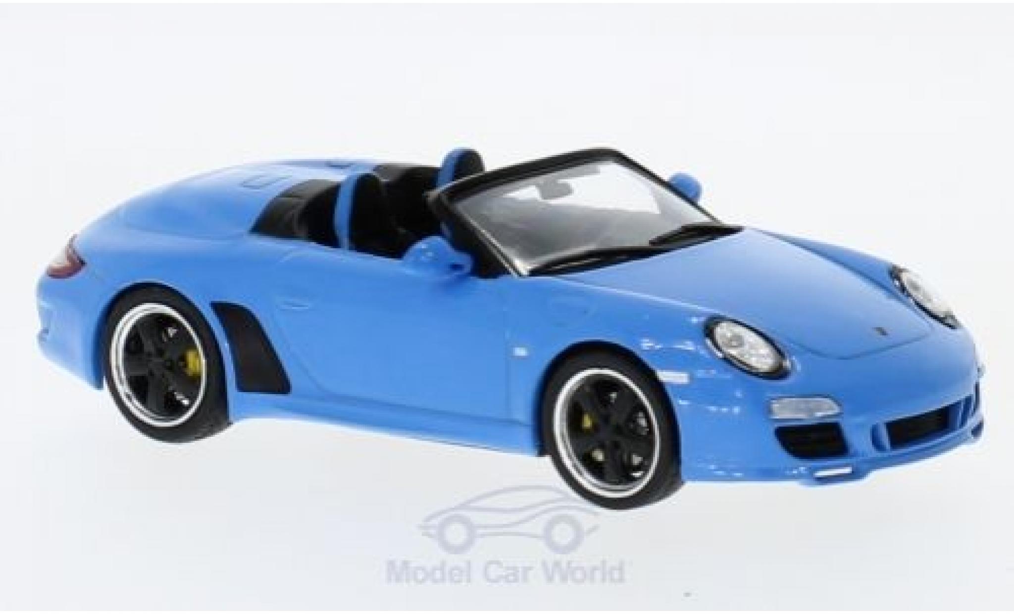 Porsche 997 Speedster 1/43 SpecialC 911 Speedster blue 2010 911 Collection diecast model cars