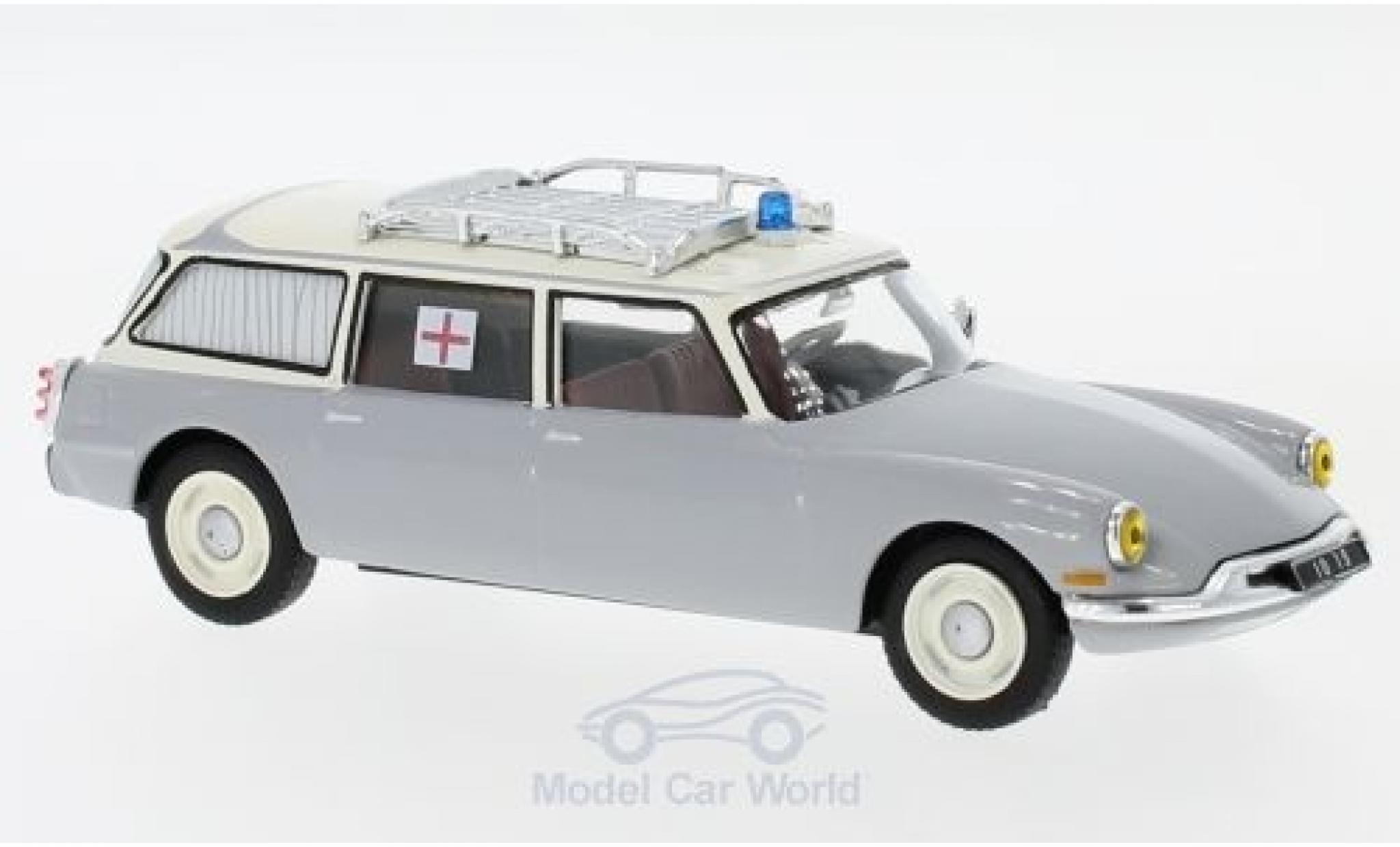 Citroen ID 19 1/43 SpecialC Estate grey/beige Ambulance 1962 ohne Vitrine diecast model cars