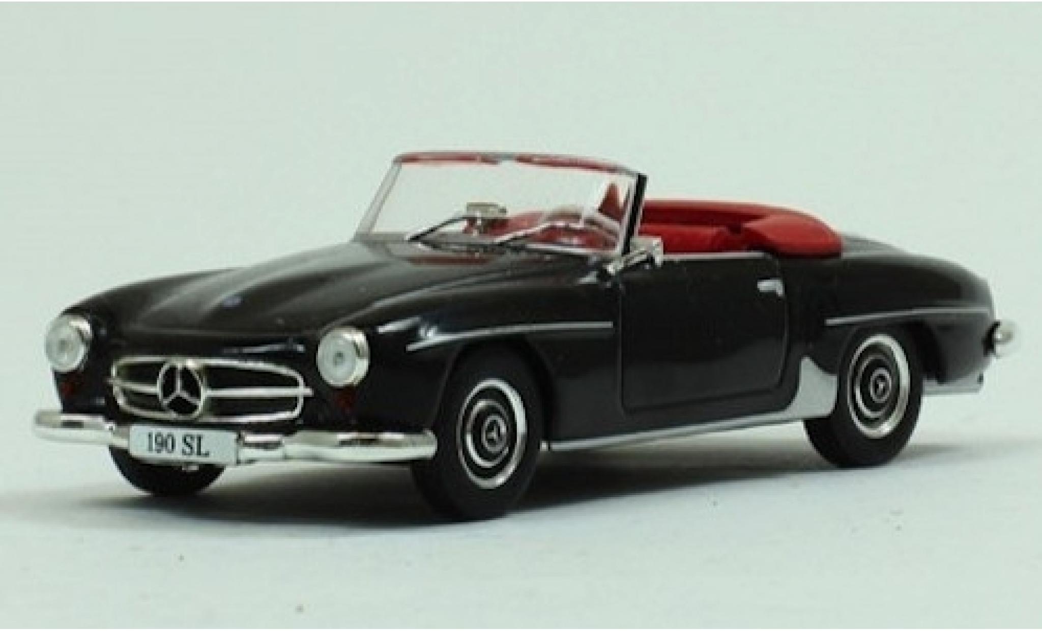 Mercedes 190 1/43 SpecialC SL black 1955 ohne Vitrine diecast model cars