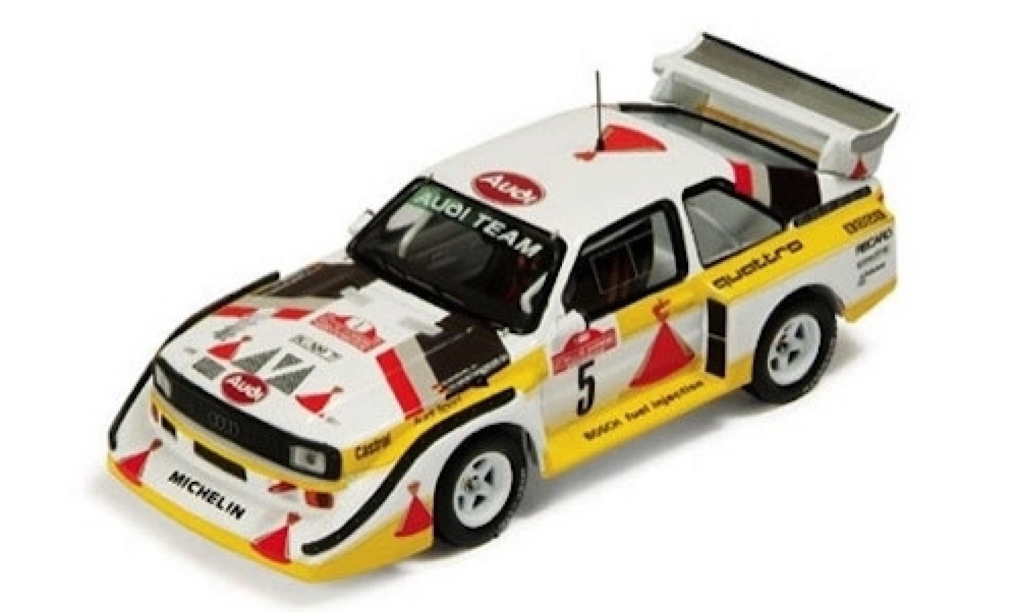 Audi Sport Quattro 1/43 SpecialC Sport quattro E2 No.5 HB Team Rally WM Rally San Remo 1985 W.R&ouml;hrl/C.Geistd&ouml;rfer ohne Vitrine diecast model cars