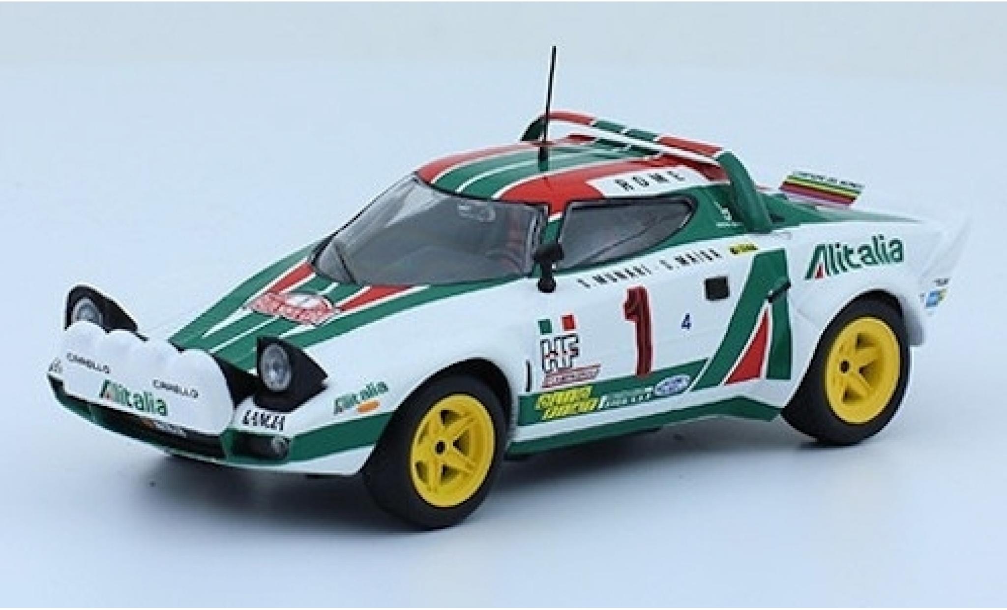 Lancia Stratos 1/43 SpecialC HF No.1 Alitalia Rally WM Rally Monte Carlo 1977 S.Munari/S.Maiga ohne Vitrine diecast model cars