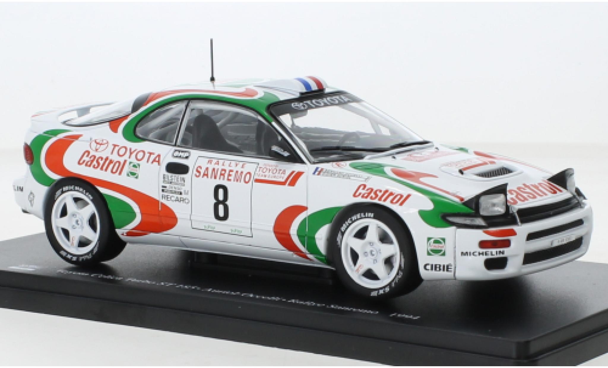 Toyota Celica 1/24 SpecialC .-119 (ST185) Turbo No.8 Castrol Rally WM Rally San Remo 1994 diecast model cars