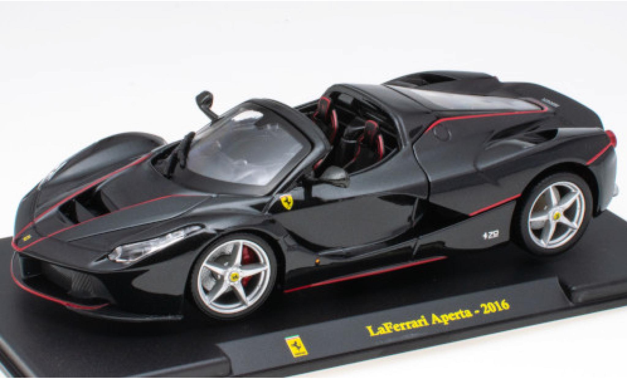Ferrari LaFerrari 1/24 SpecialC La Aperta black/red 2016 diecast model cars